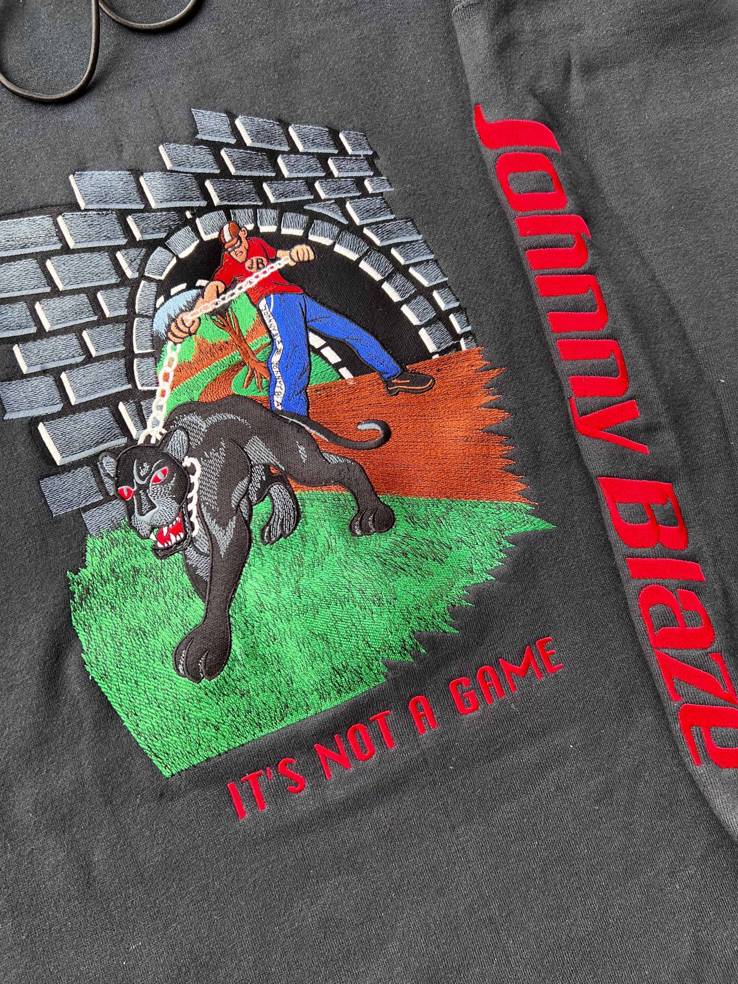 Late-90s/Early-2000s Johnny Blaze “It’s Not A Game” Hoodie (XXL) (New With Tags)