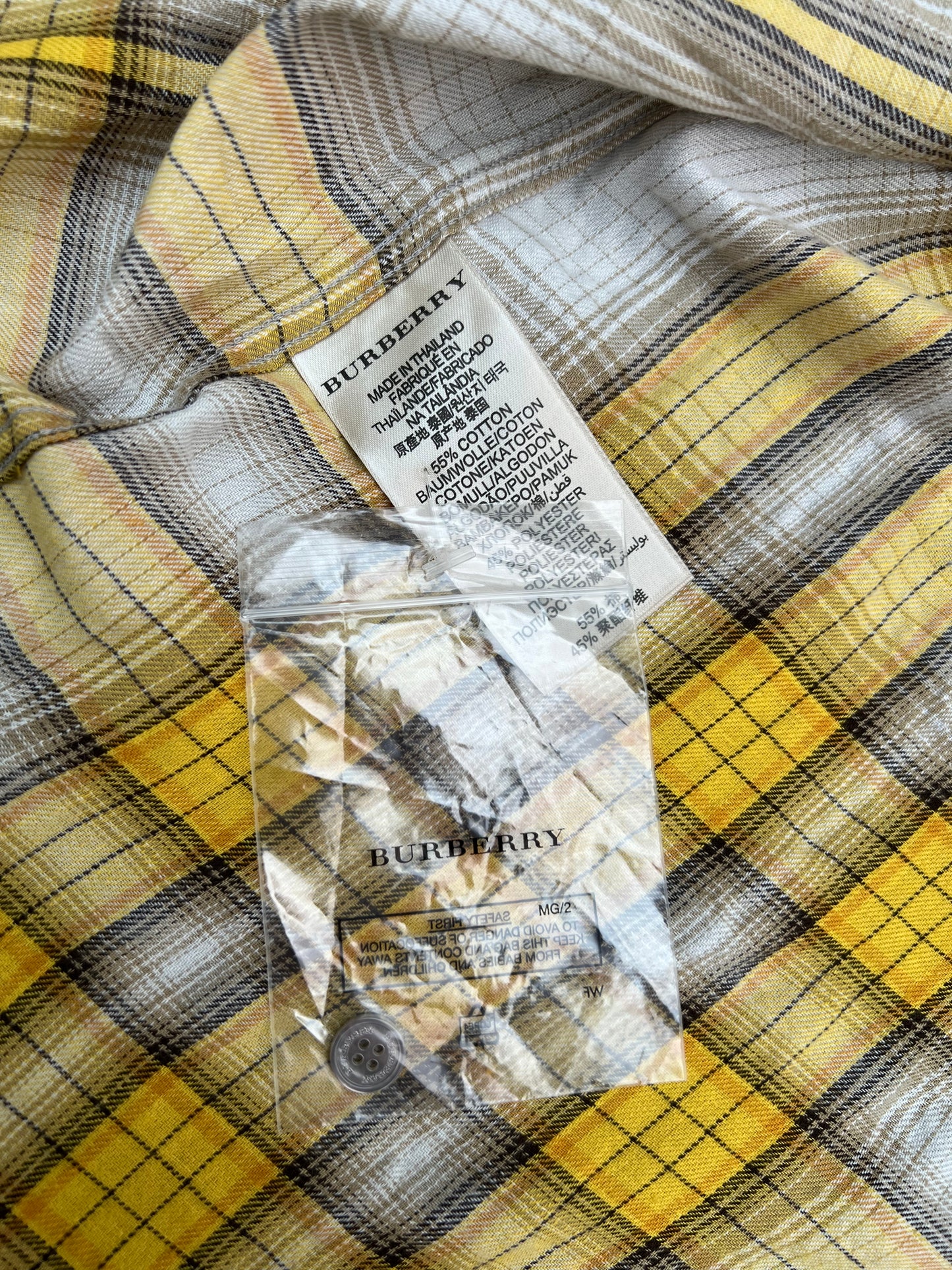 Burberry Brit Plaid Shirt (XL)