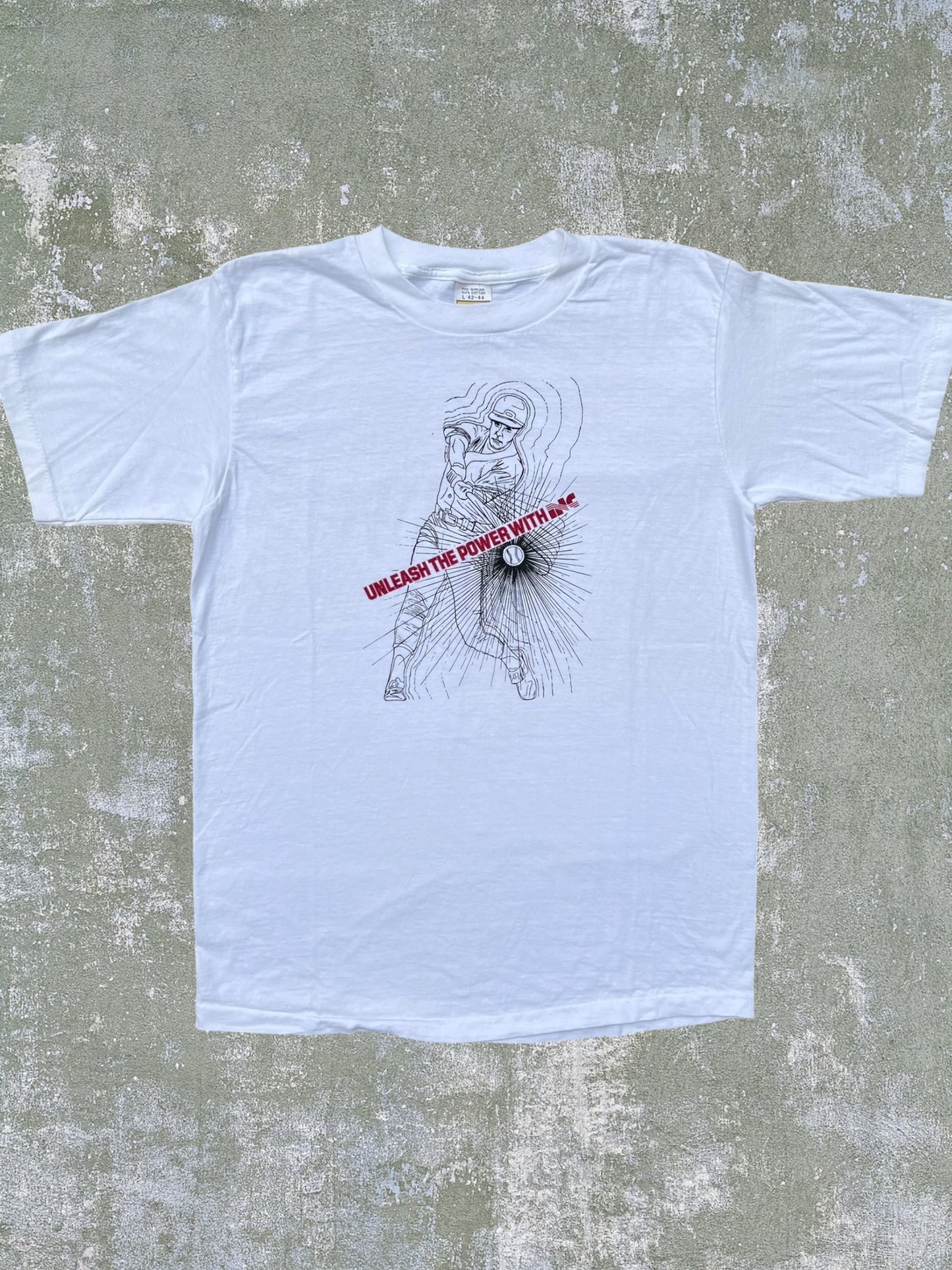 ‘80s “Unleash The Power” Baseball Tee (L)