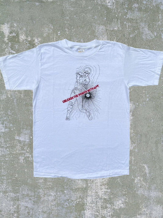 ‘80s “Unleash The Power” Baseball Tee (L)