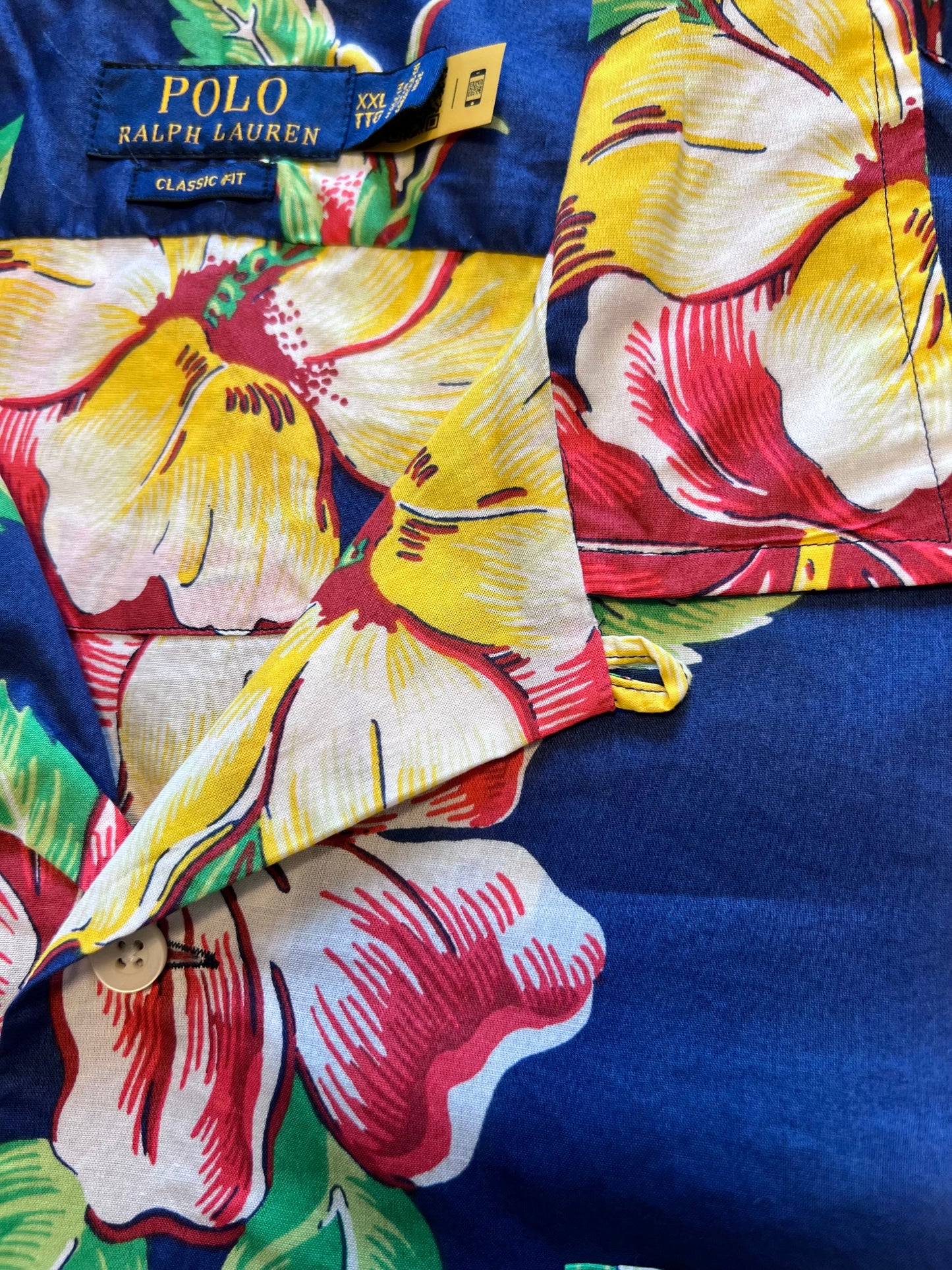 Polo Ralph Lauren Loop Collar Hawaiian Shirt (XXL)