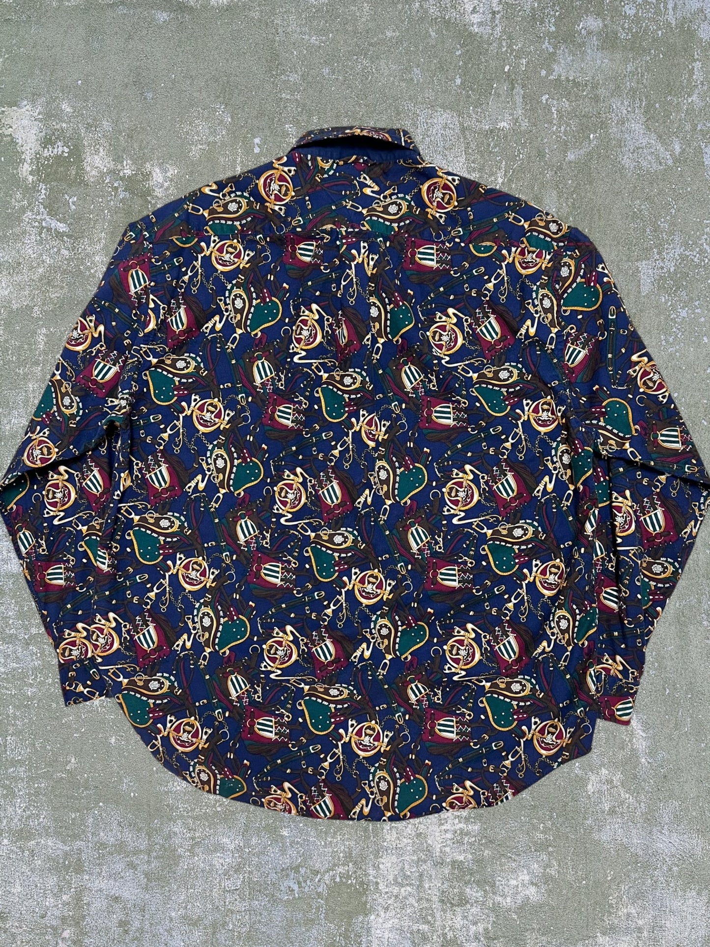 ‘90s/Early-2000s Tommy Hilfiger Patterned Shirt (L)