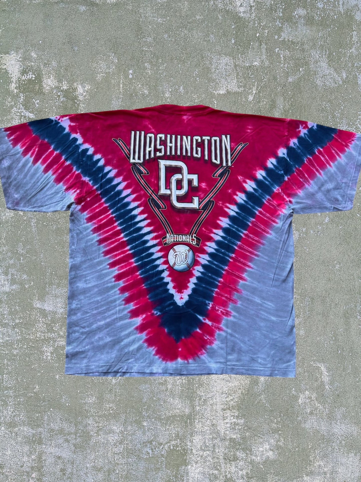 2005 Washington Nationals Tie Dye Tee (XXL)