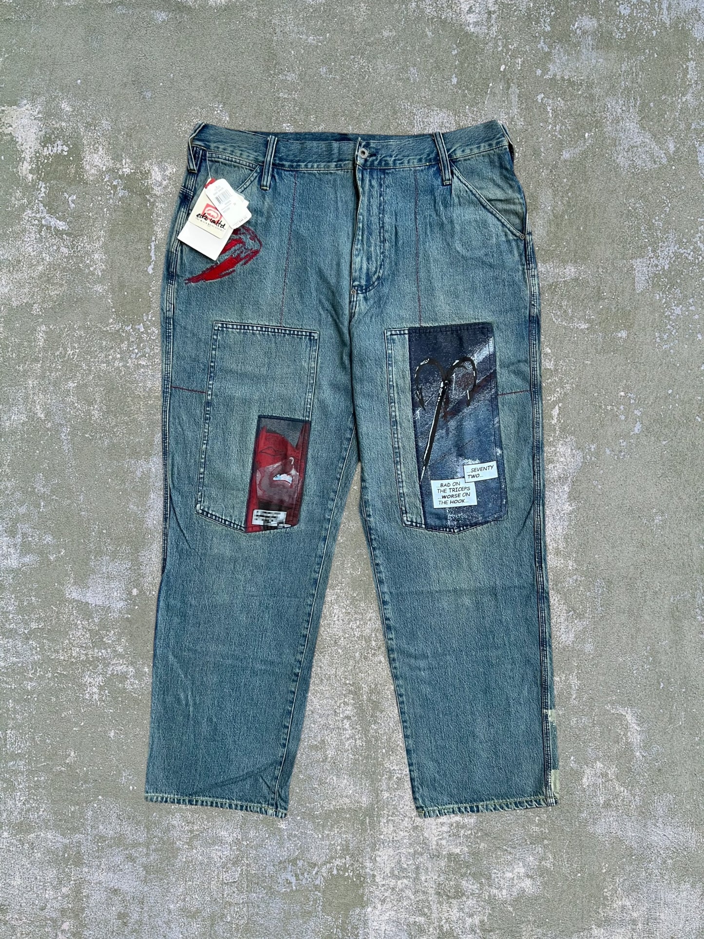 Early-2000s Ecko Marvel Daredevil Jeans (36) (New With Tags)