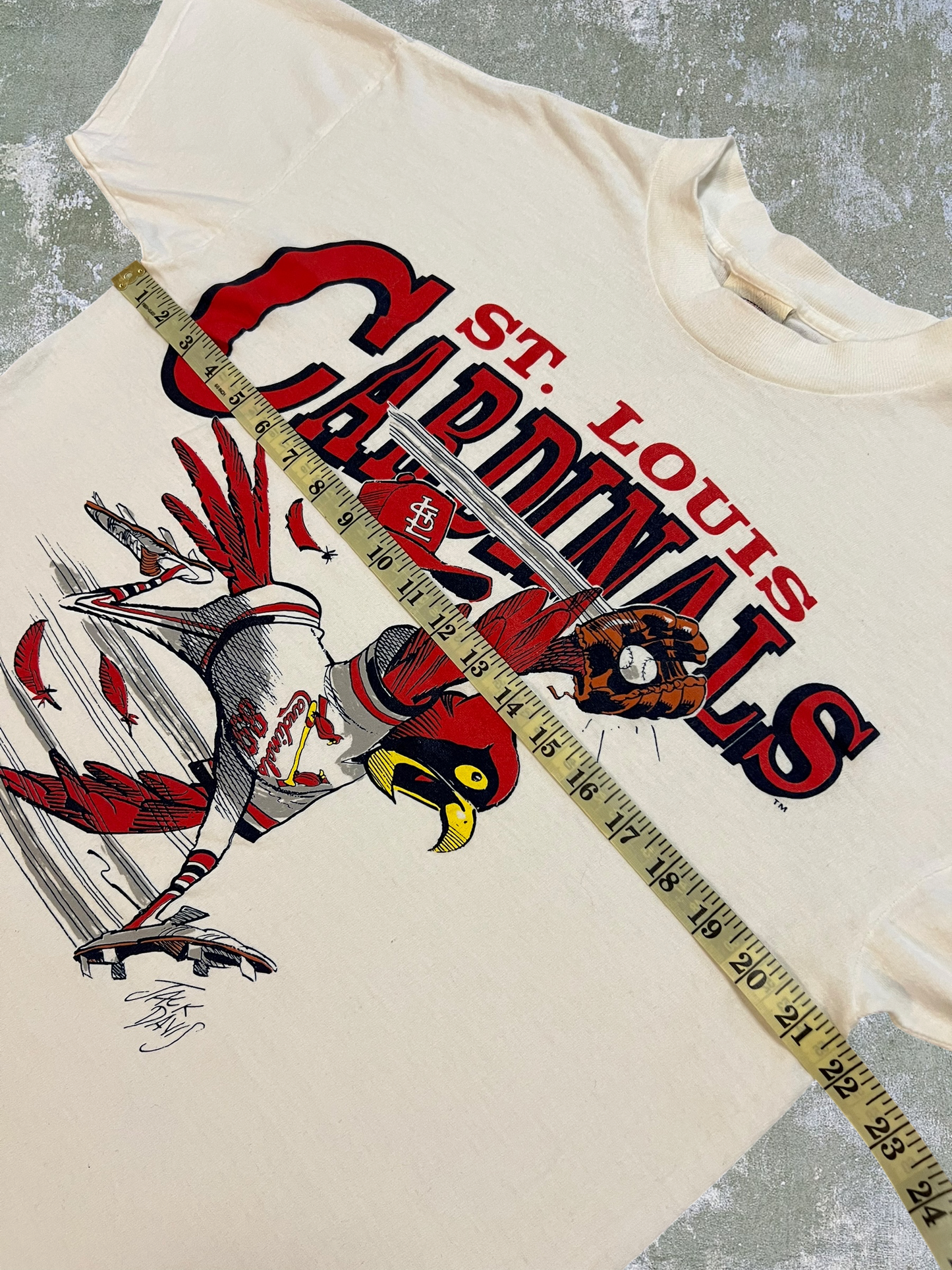 1989 Nutmeg St. Louis Cardinals Tee (L)
