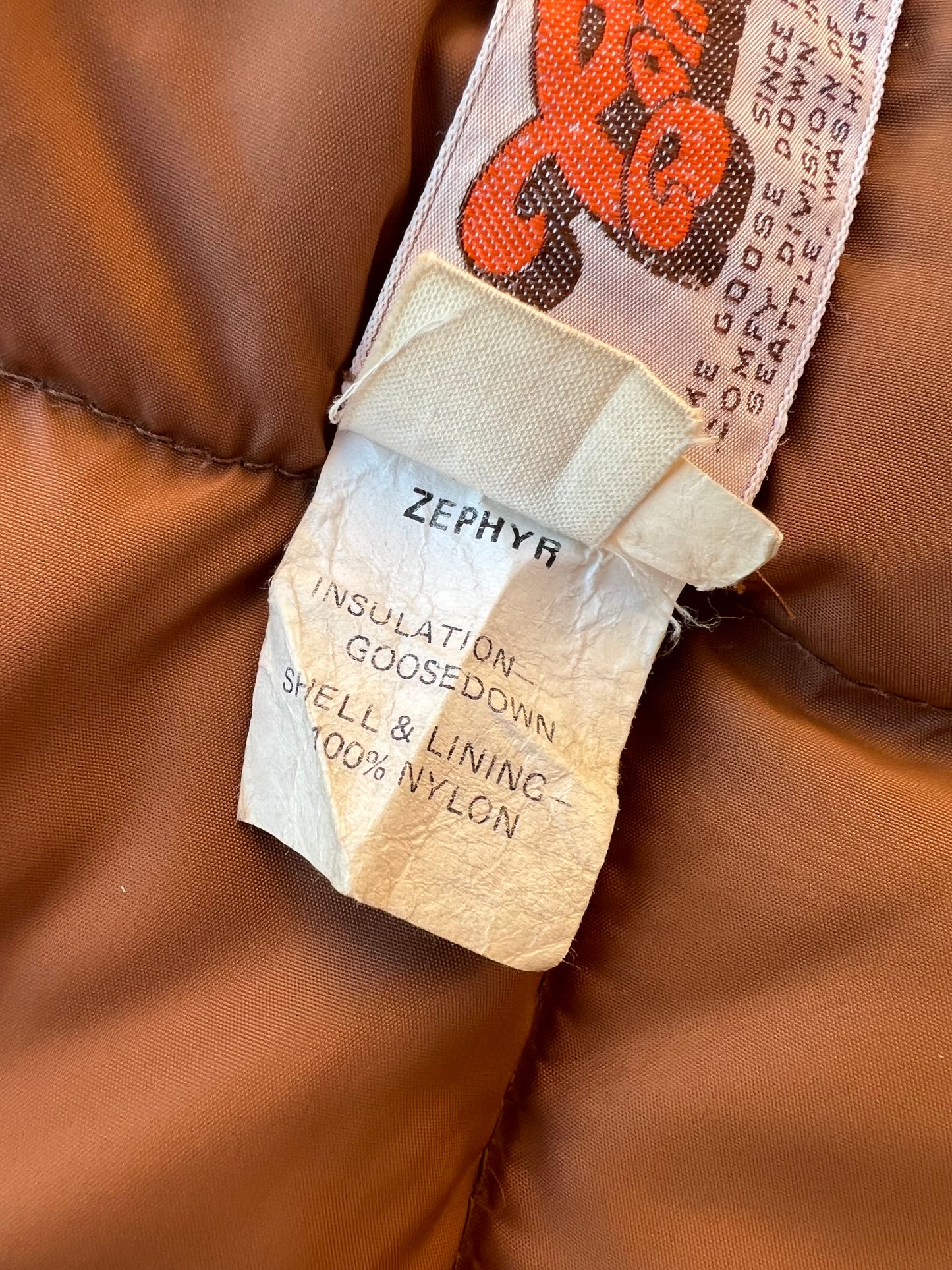 ‘70s Down Filled Puffer Jacket (M)