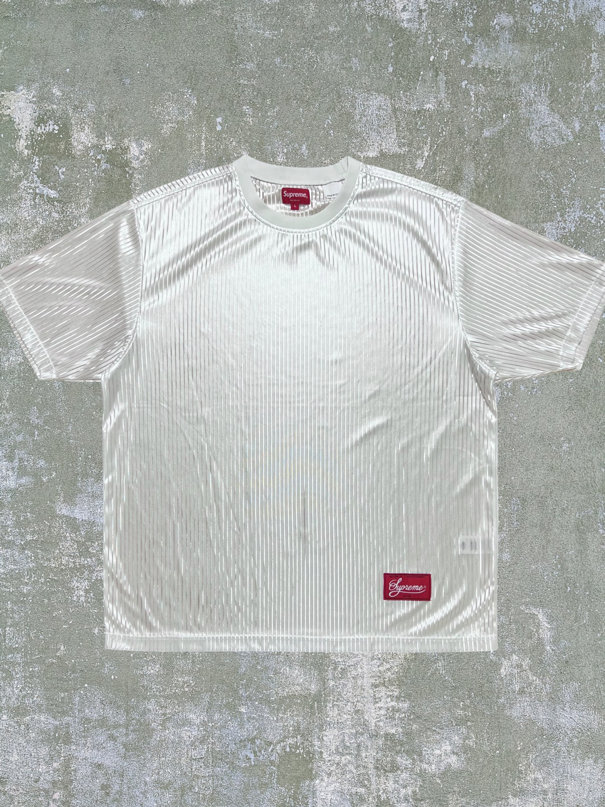2023 Supreme Gradient Mesh Stripe Jersey (XL)