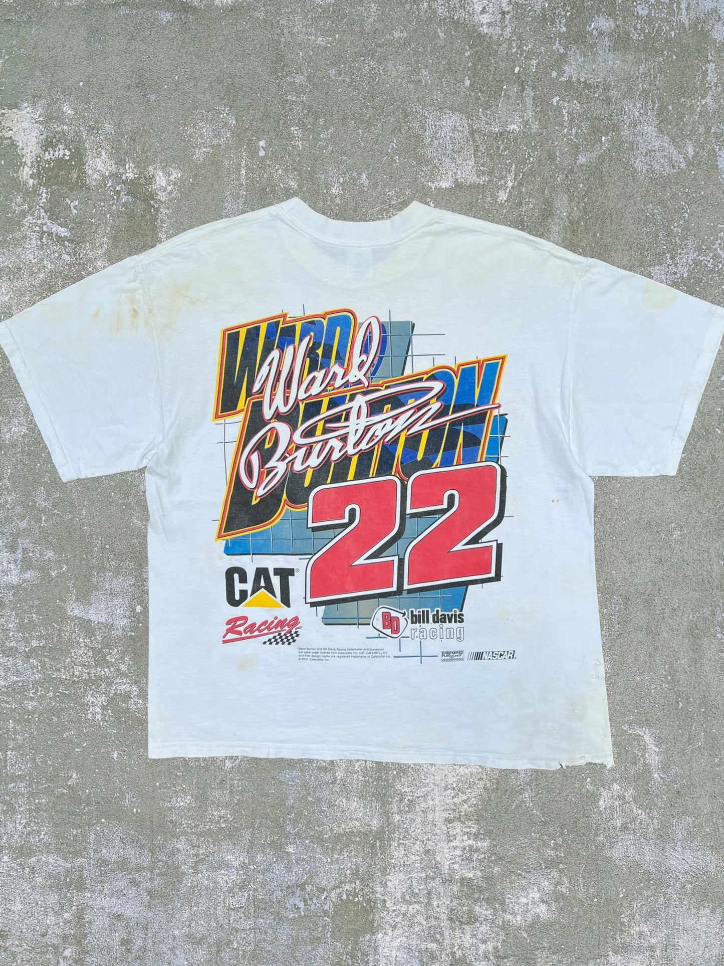 2001 CAT Racing Tee (XL)