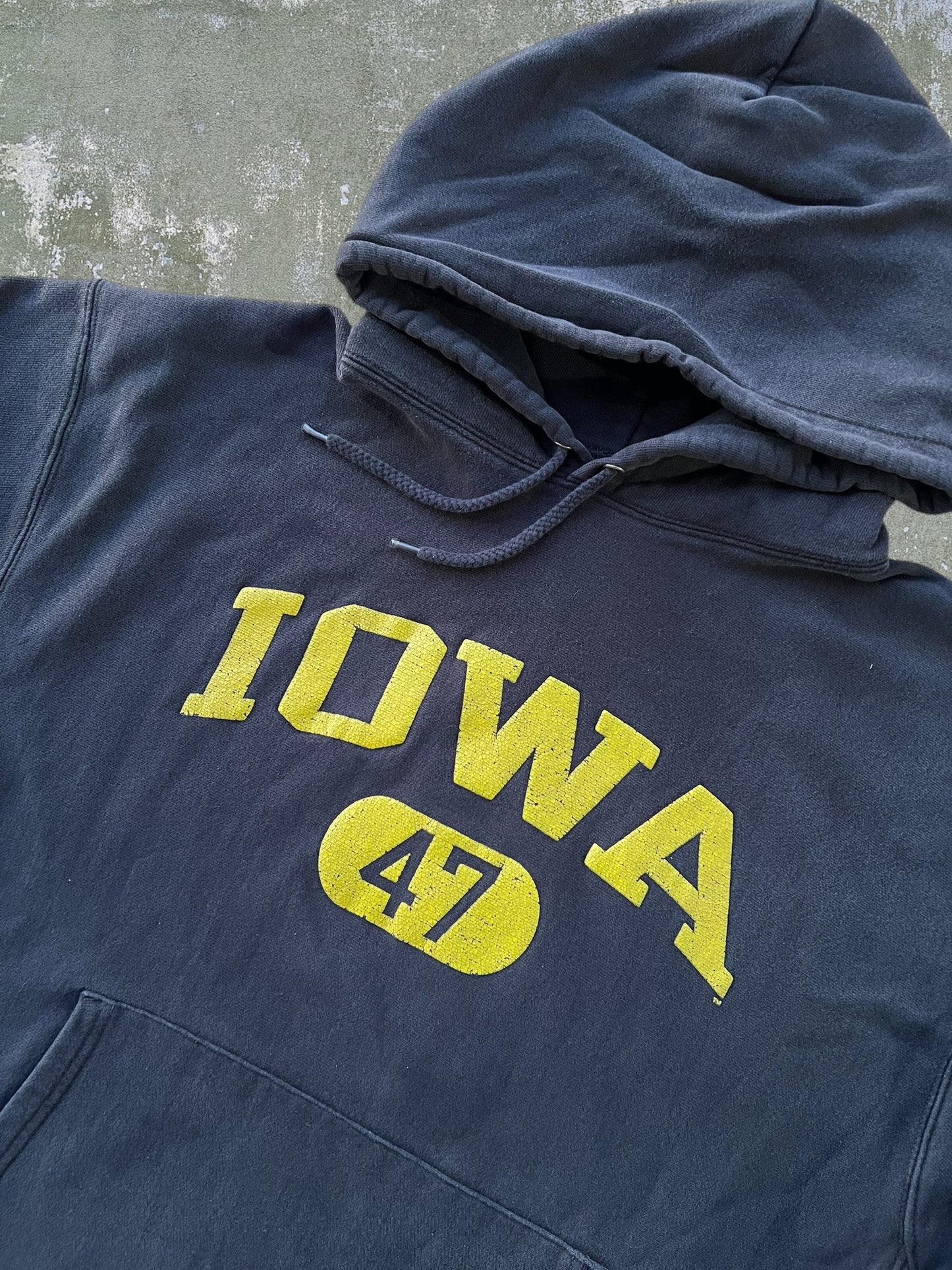 Early-2000s Champion University of Iowa Reverse Weave Crewneck (XL)
