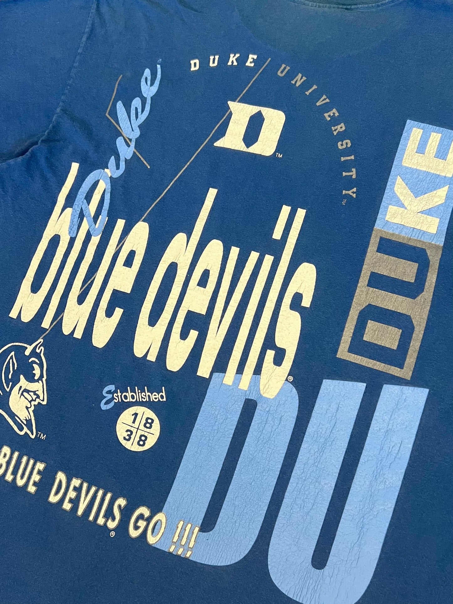 Early/Mid-90s Duke University Blue Devils Tee (XXL)
