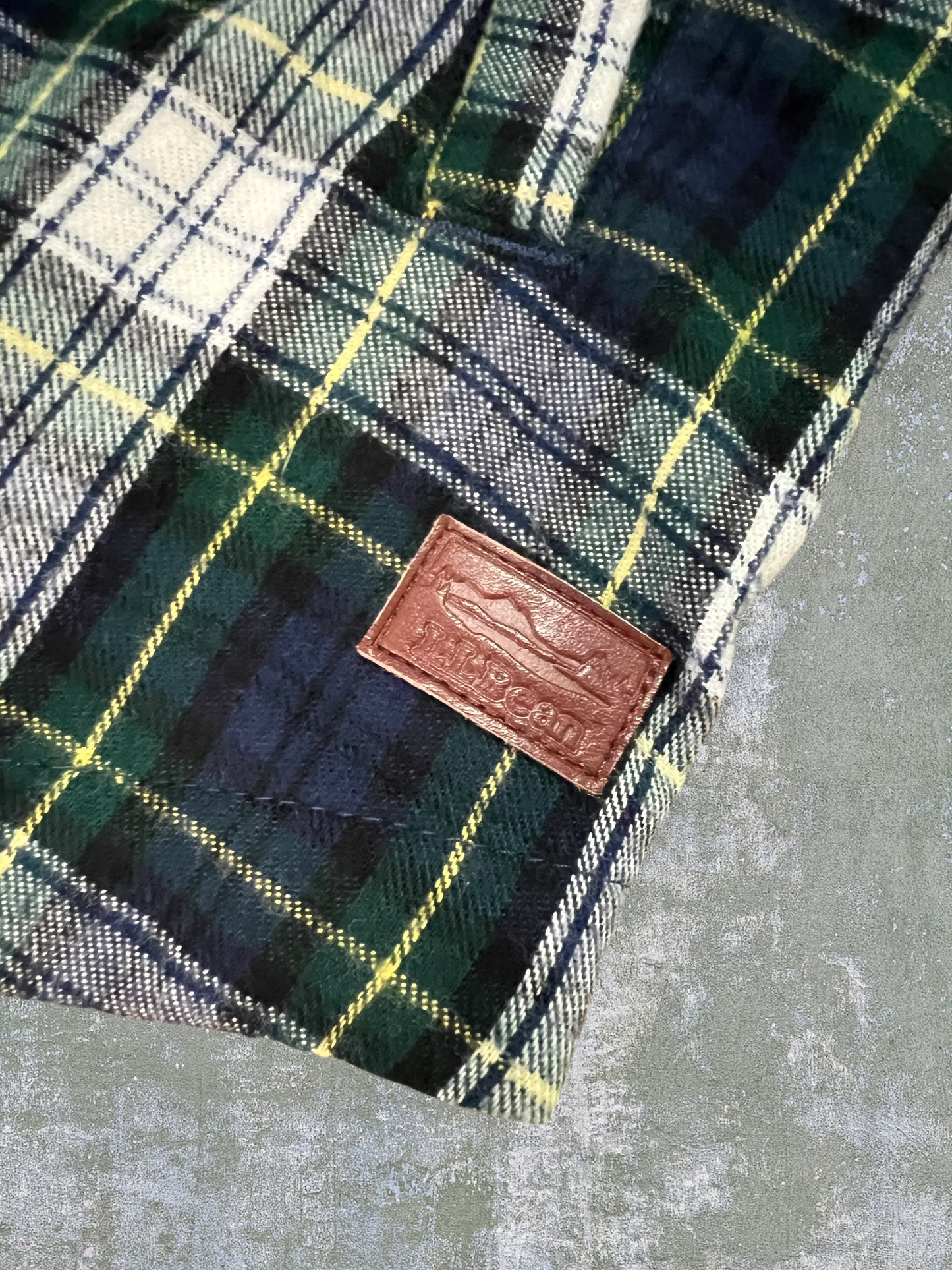 LL Bean Hooded Zip Flannel Shirt (S)