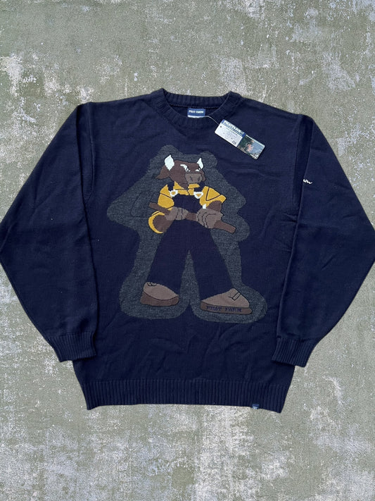 Early-2000s Phat Farm Bull Sweater (XXL) (New With Tags)