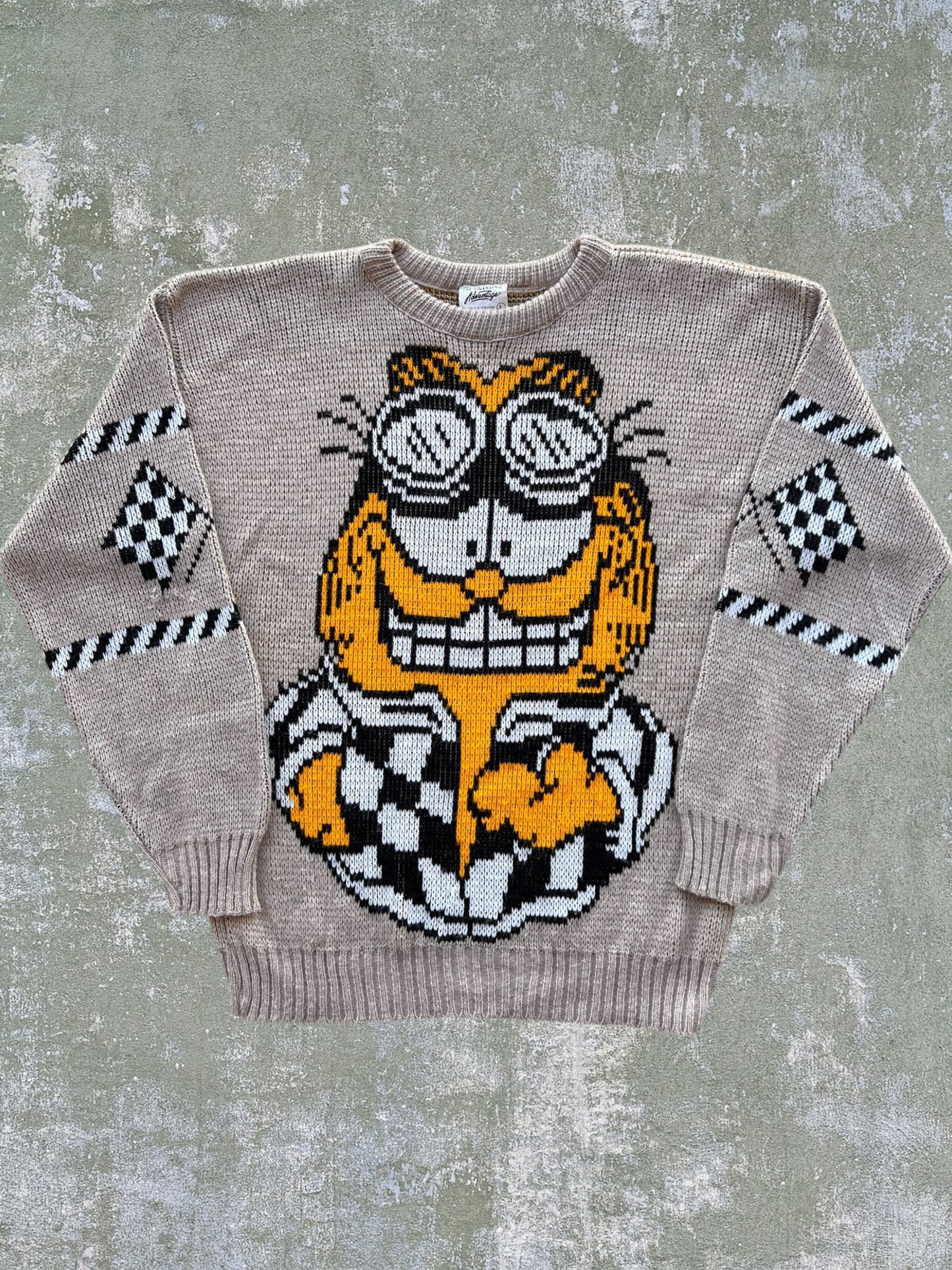 ‘80s Garfield “Street Demon” Sweater (L)