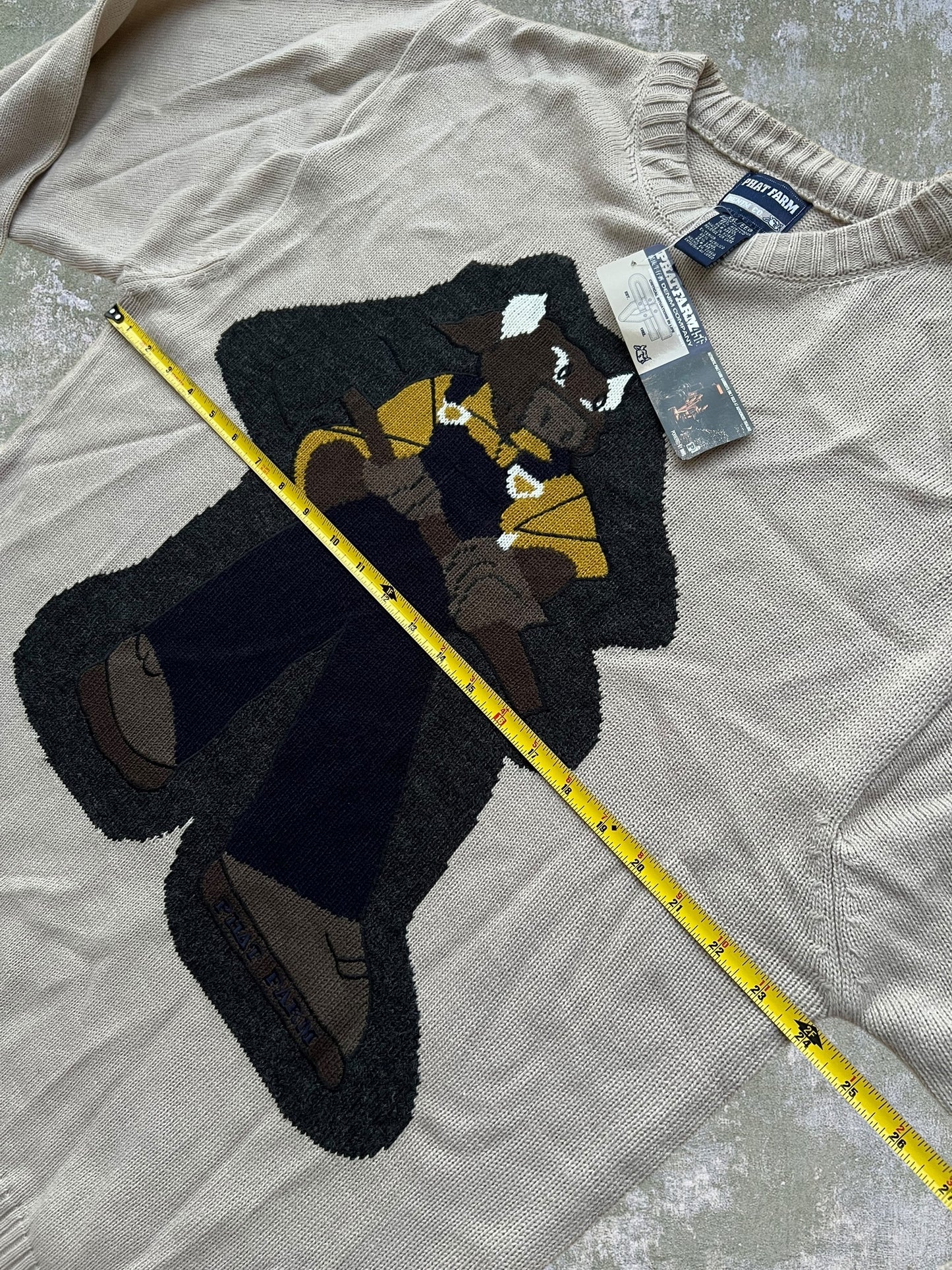 Early-2000s Phat Farm Bull Sweater (XXL) (New With Tags)