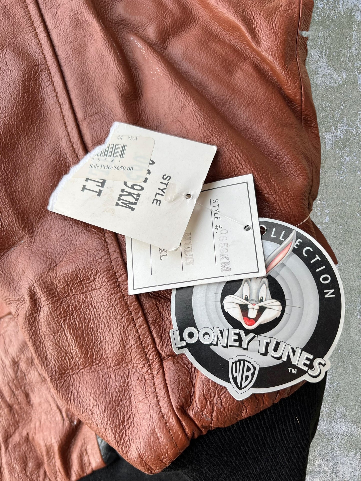 2002 Taz Leather Jacket (XXL) (New With Tags)