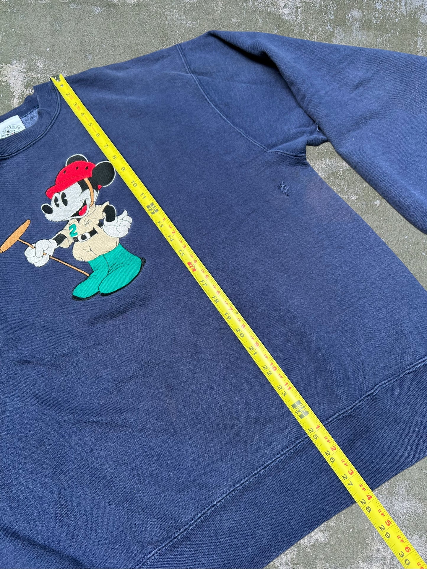 ‘90s Mickey Mouse Polo Crewneck (L)