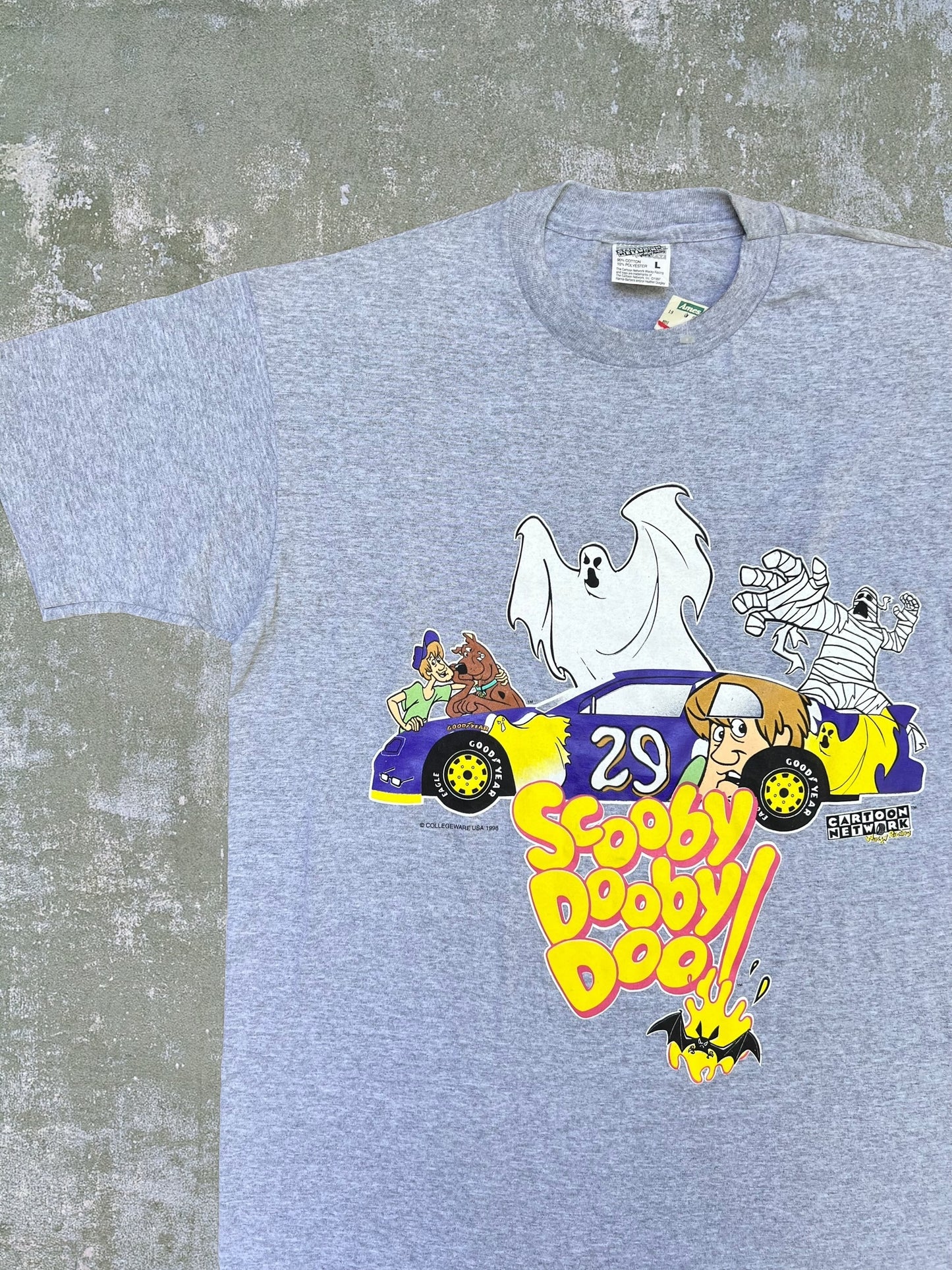 1997 Scooby Doo Wacky Racing Tee (L) (New With Tags)