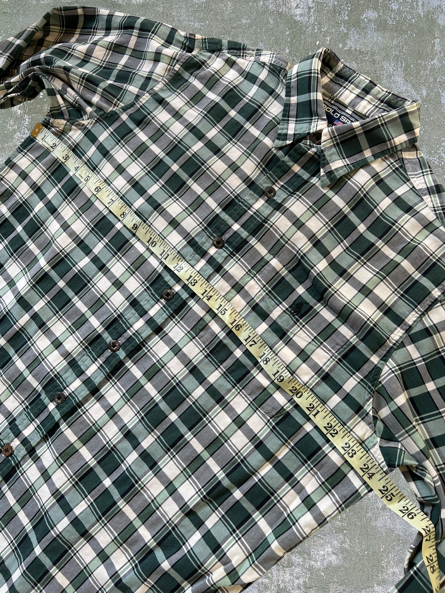 Early-2000s Polo Sportsman Ralph Lauren Flannel Shirt (M)
