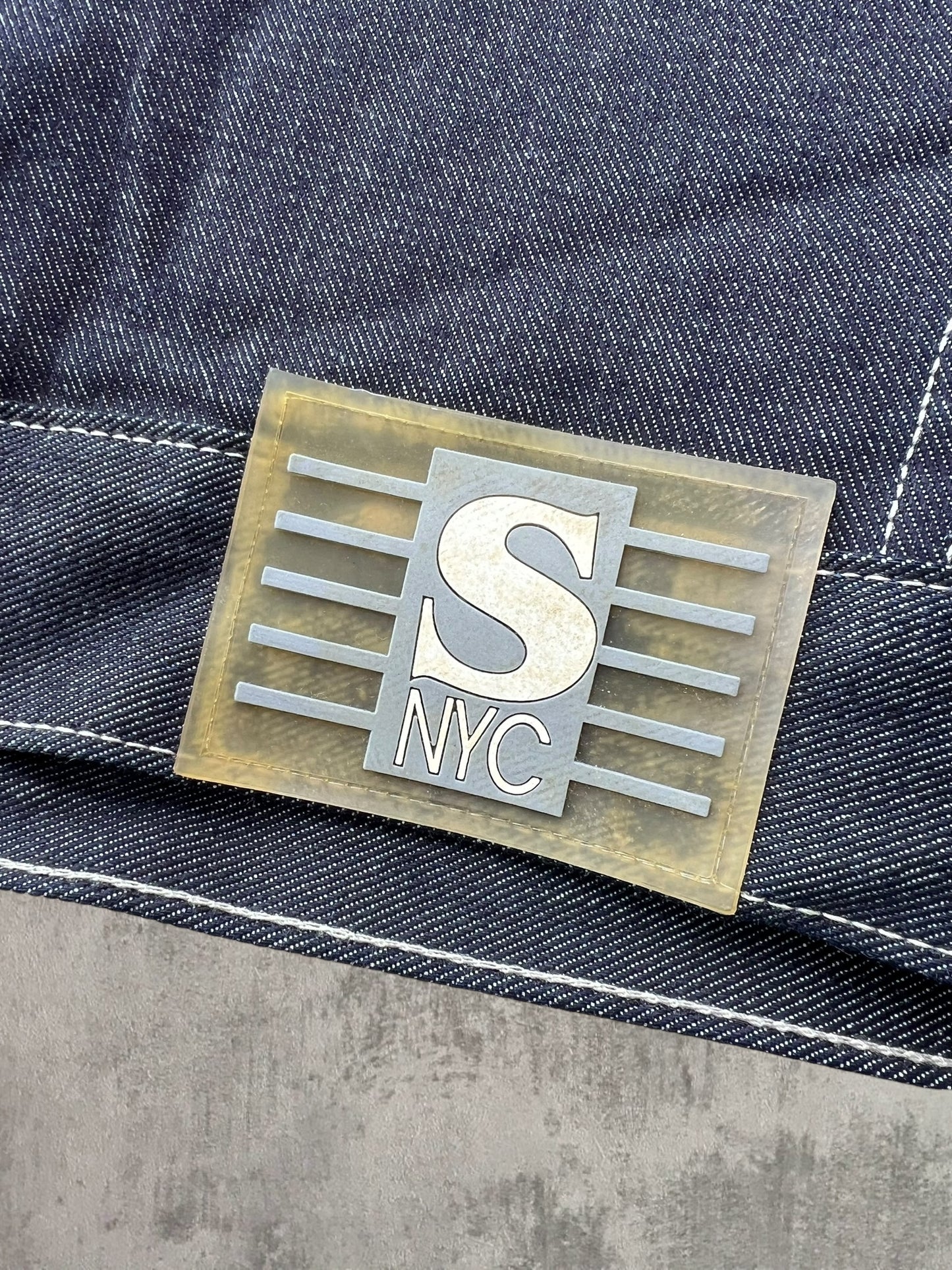 Early-2000s Schott NYC Denim Jacket (XXL)