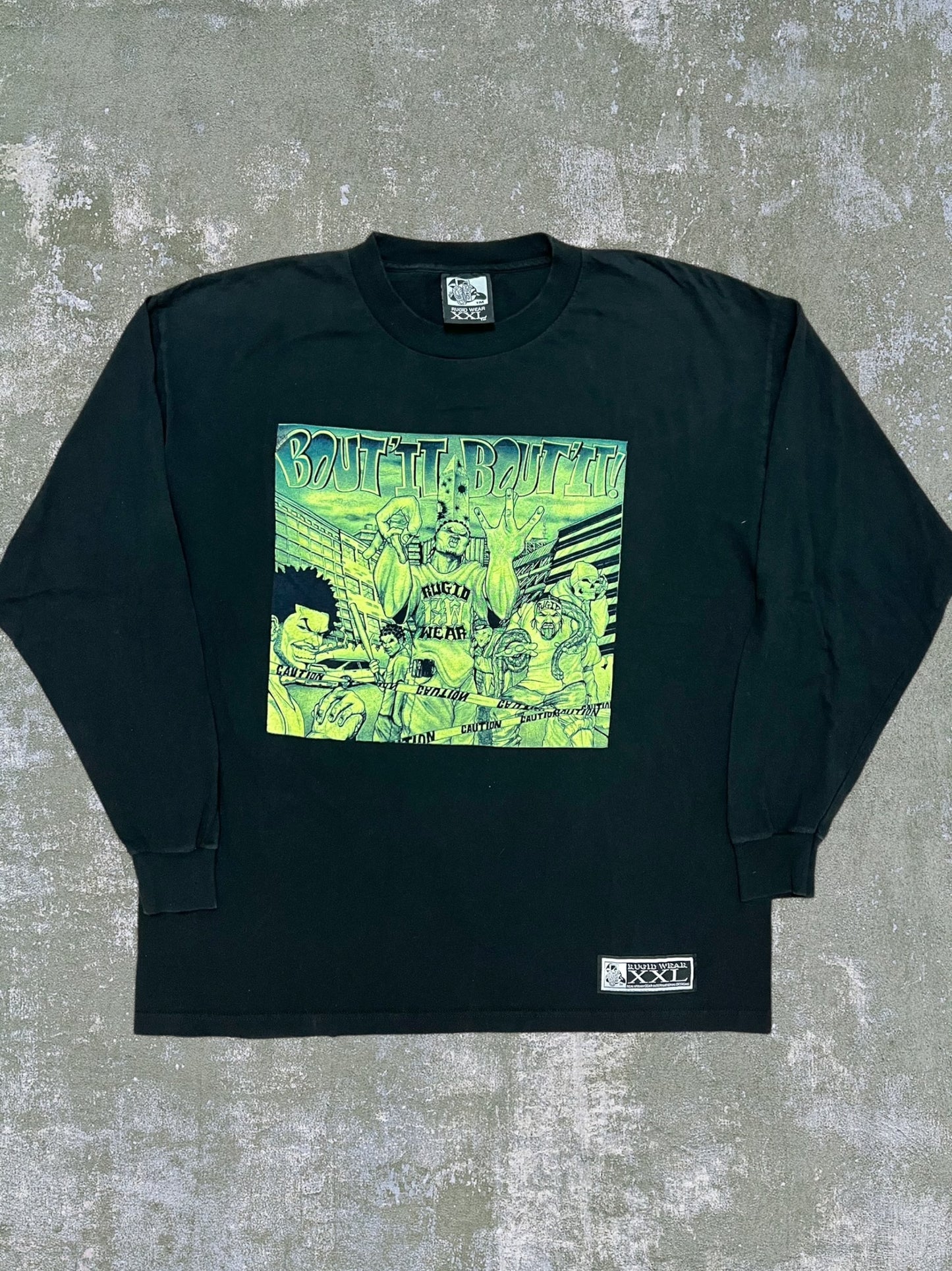 Late-90s/Early-2000s Rugid Wear Long Sleeve Tee (XXL)