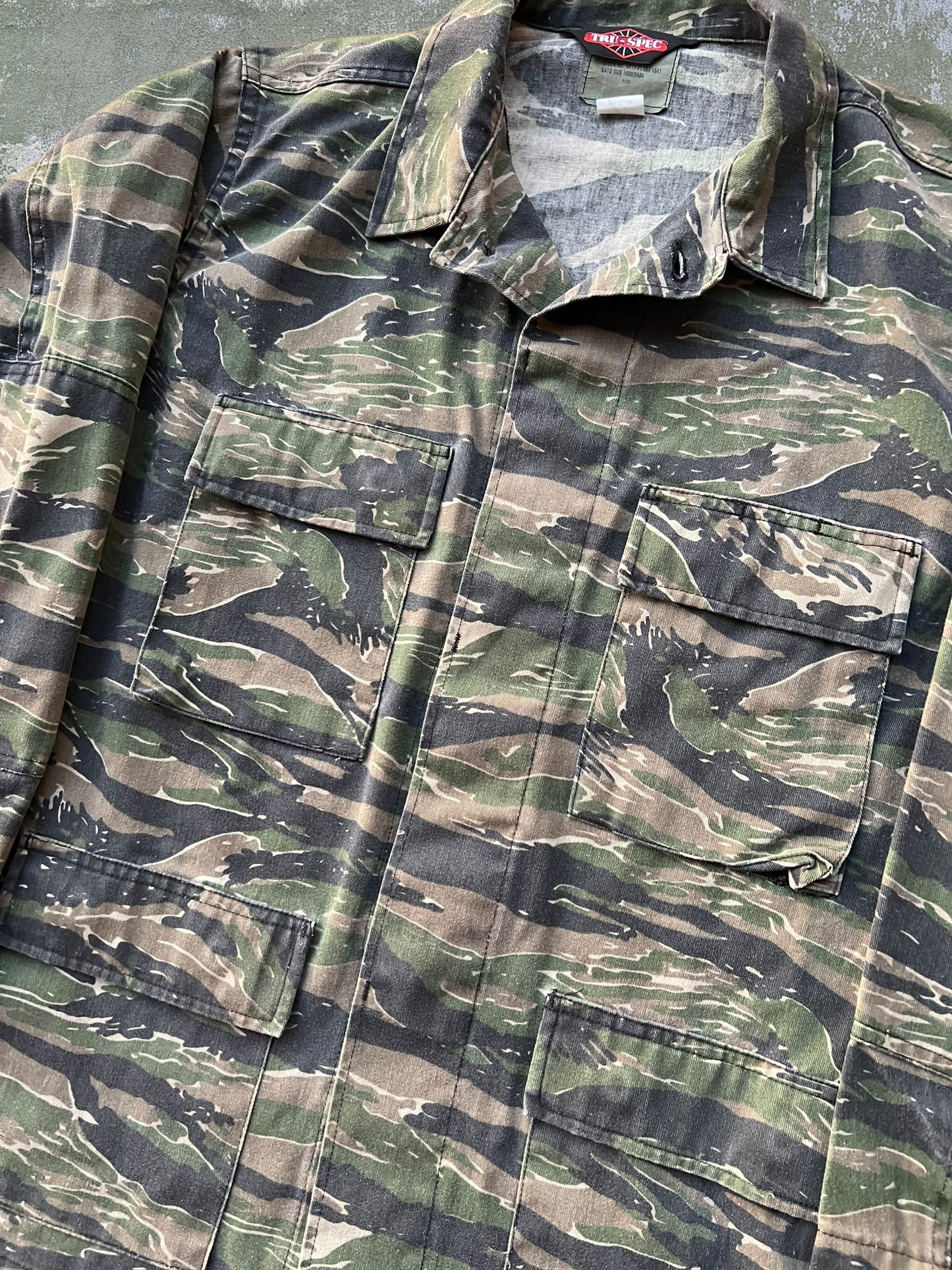 US Military Tiger Camo Overshirt (M)