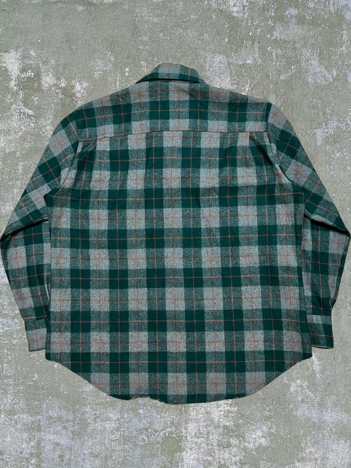 ‘70s Wool Flannel Board Shirt (XL)