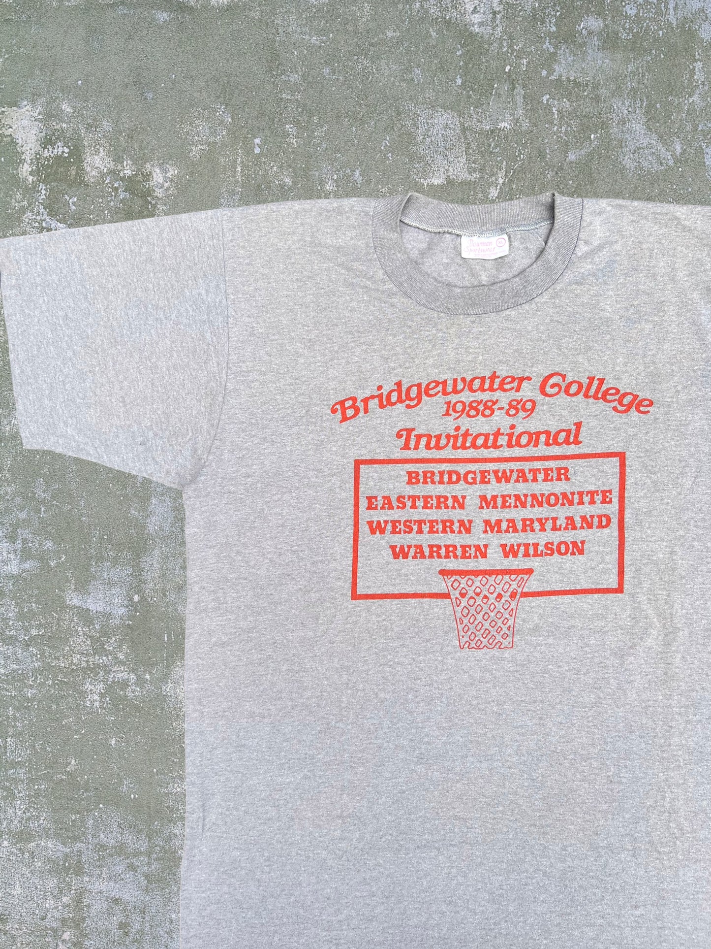 1989 Bridgewater College Invitational Basketball Tee (XL)