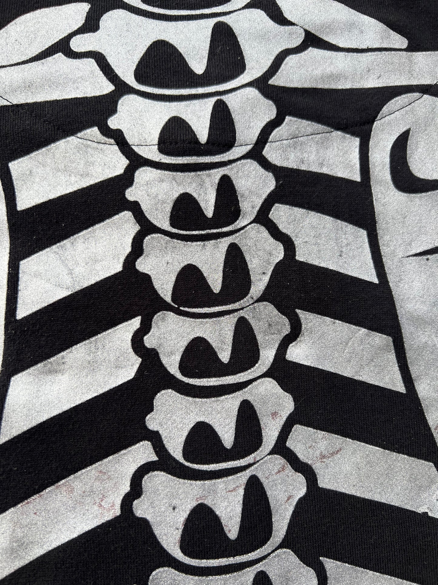 Early-2000s Pepe Jeans Skeleton Zip Hoodie (4XL) (New With Tags)