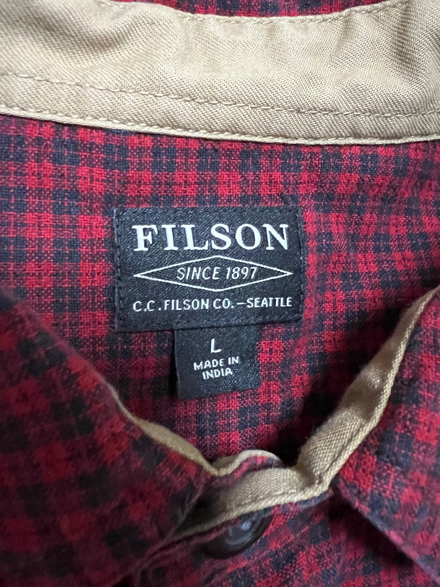 Filson Cotton Flannel Shirt (L)