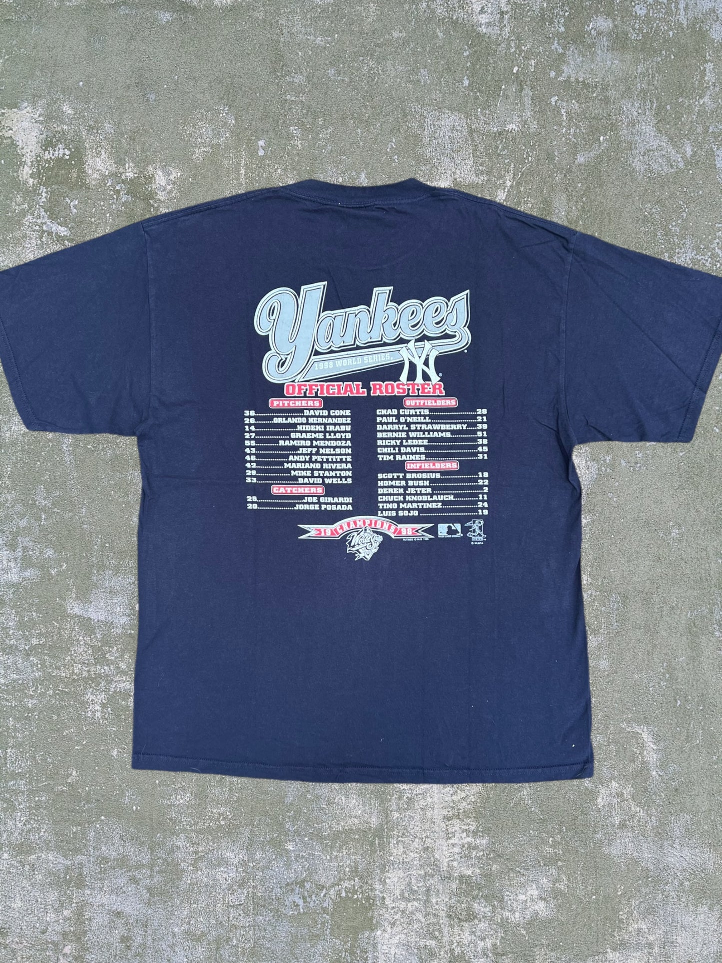 1998 New York Yankees World Series Champions Tee (XL)