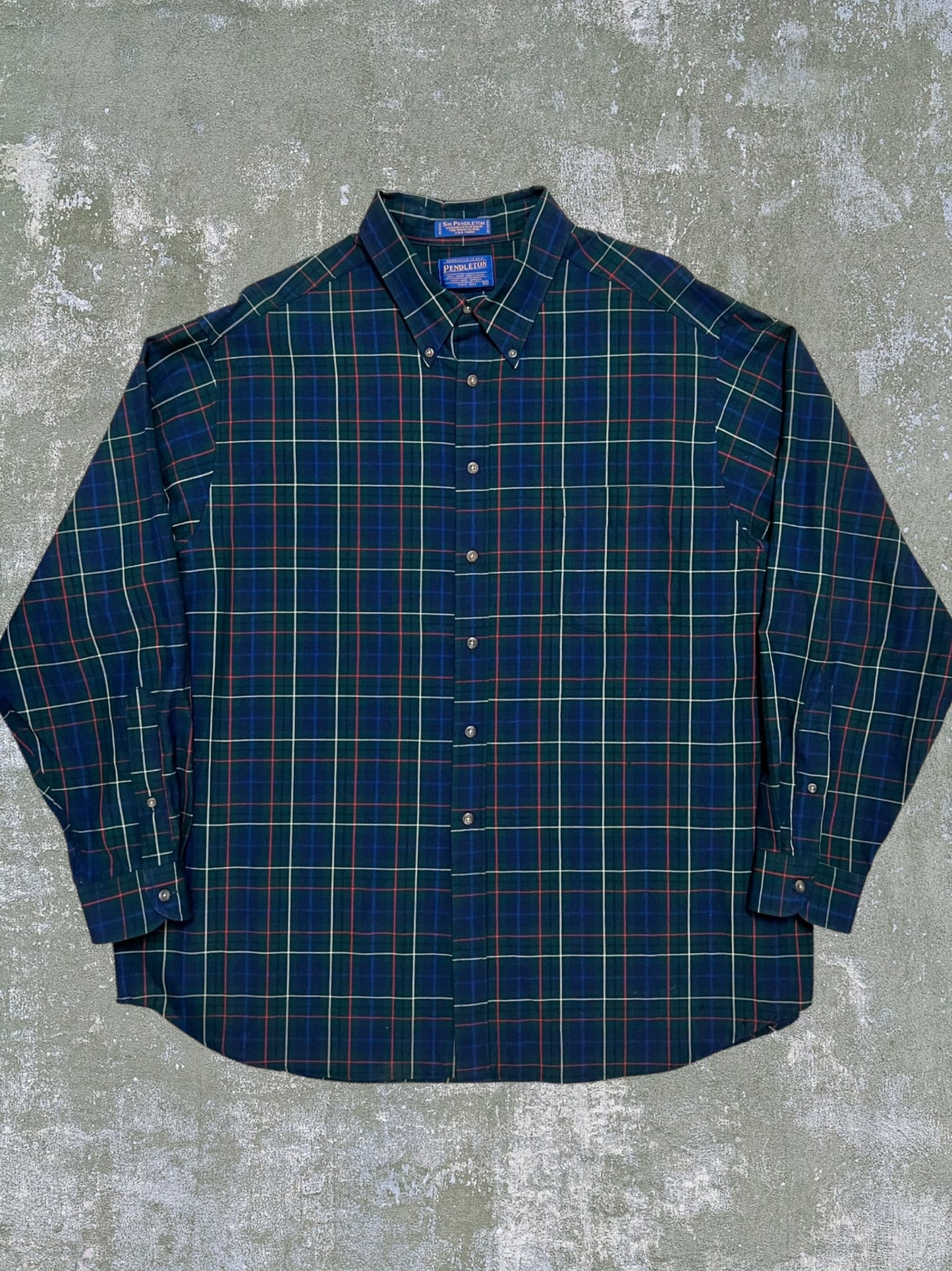 2000s Pendleton Worsted Wool Flannel Shirt (XXL)