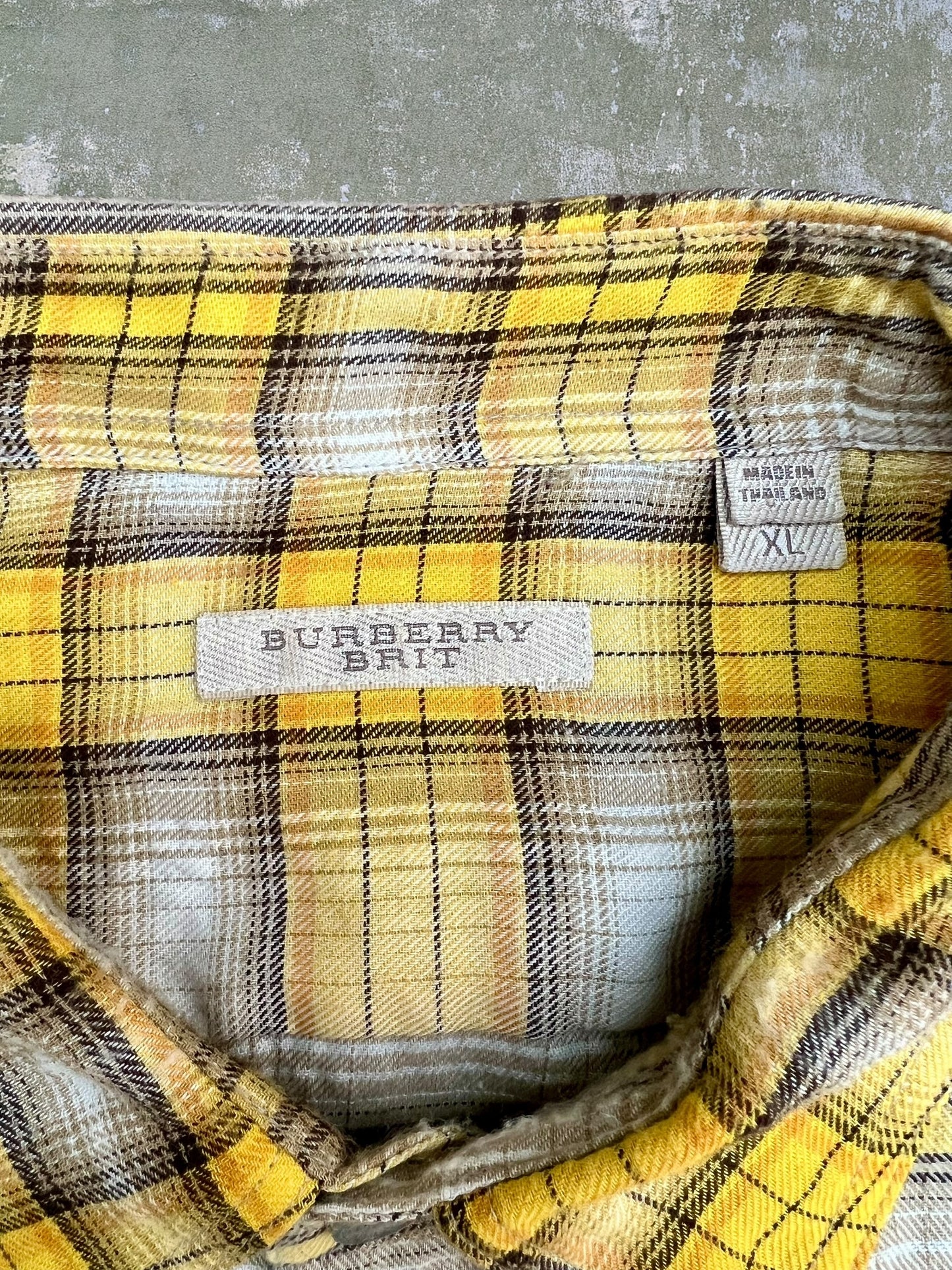 Burberry Brit Plaid Shirt (XL)