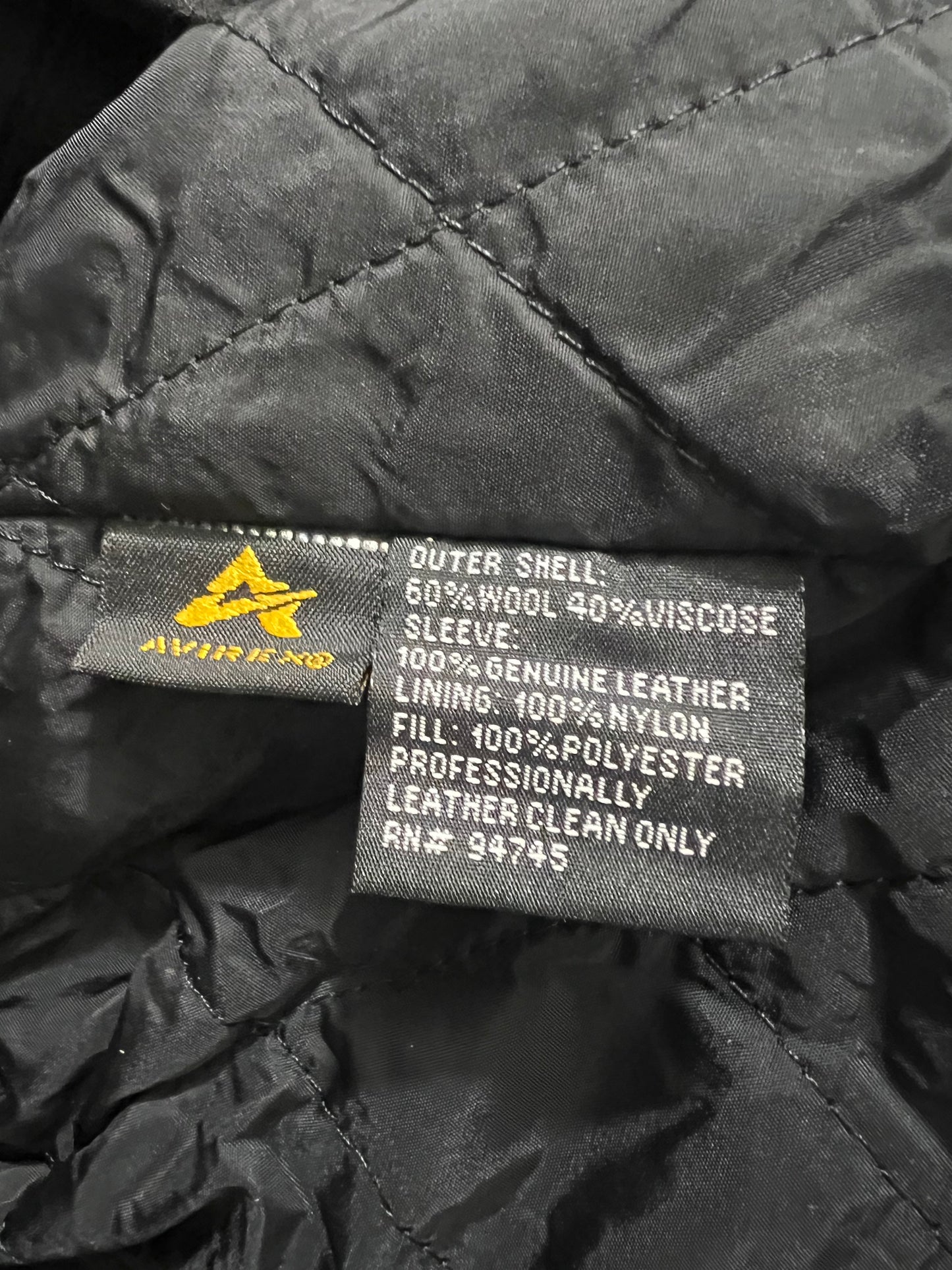 Early-2000s Avirex King Casino Leather Jacket (5XL) (New With Tags)