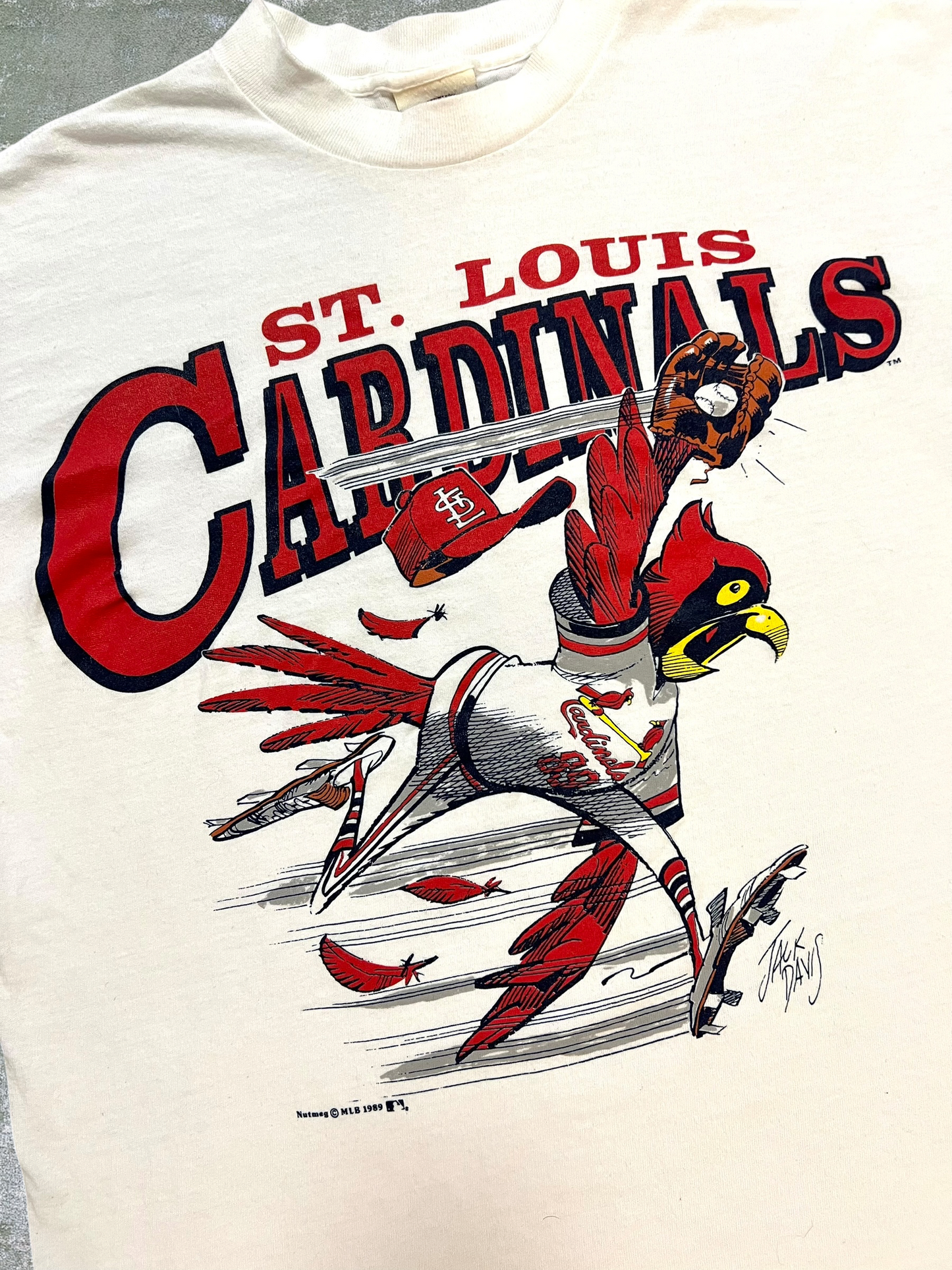 1989 Nutmeg St. Louis Cardinals Tee (L)