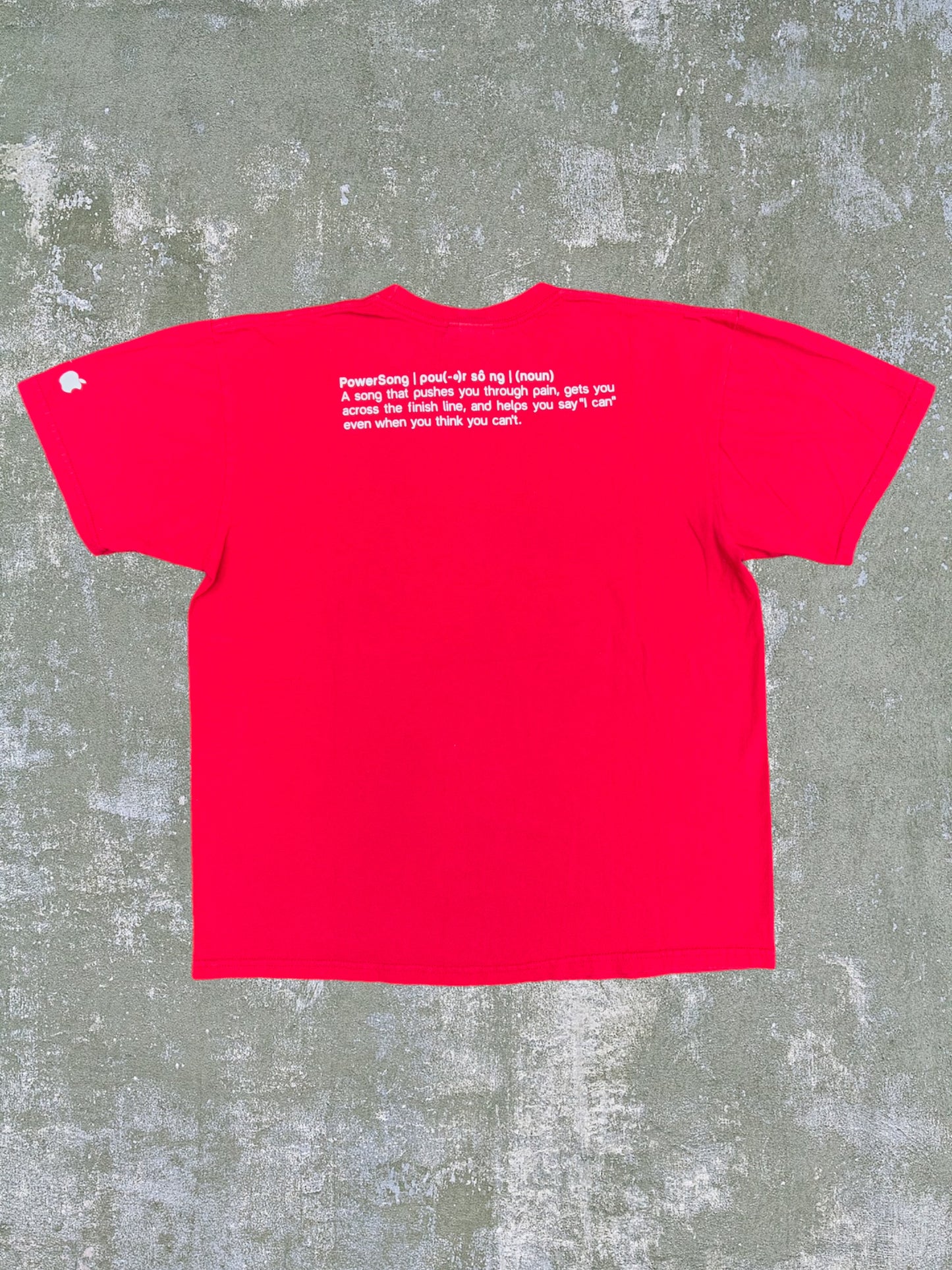 Early-2000s Nike/Apple “My PowerSong Is” Tee (S)