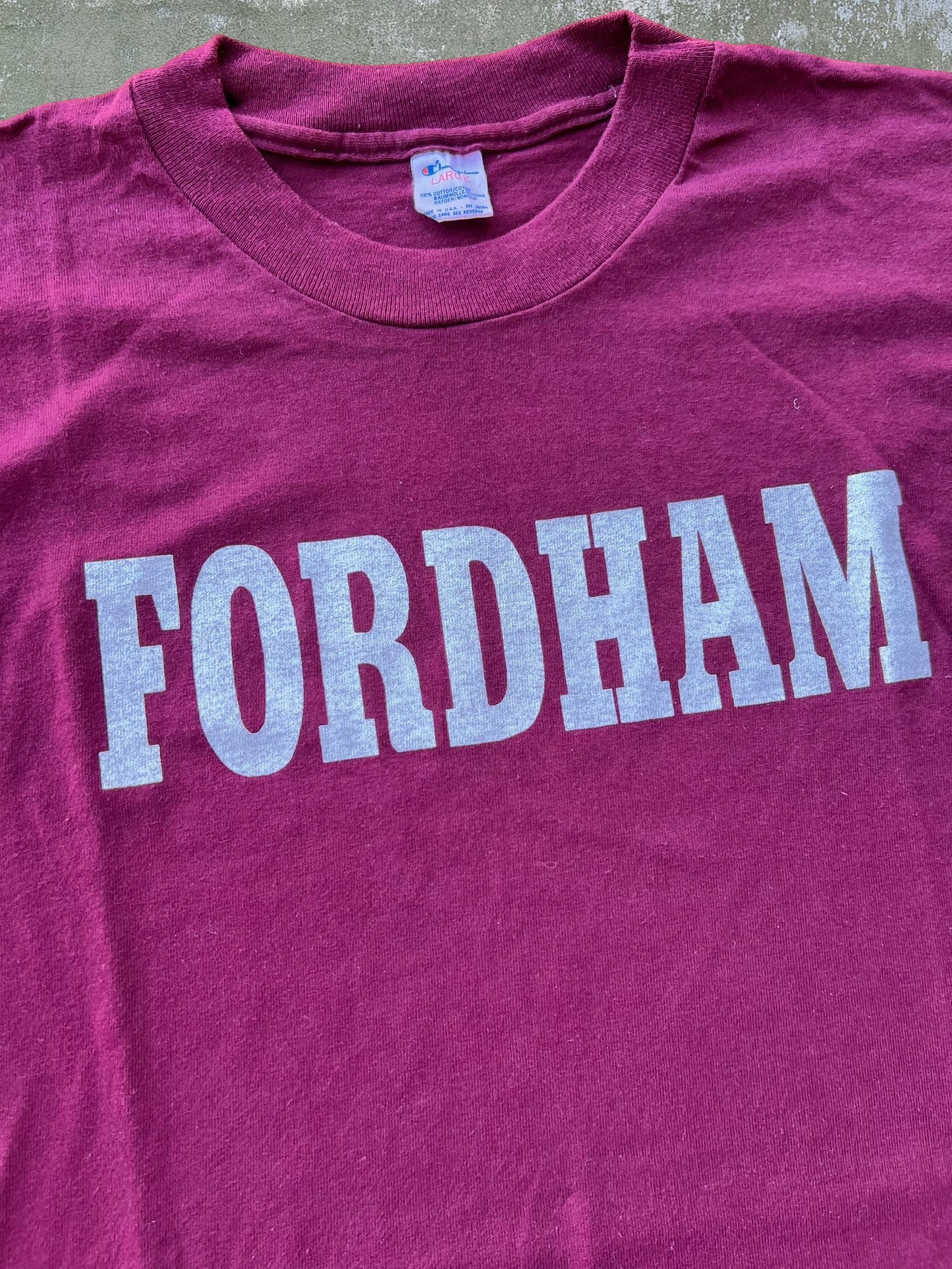 ‘90s Champion Fordham University Tee (L)