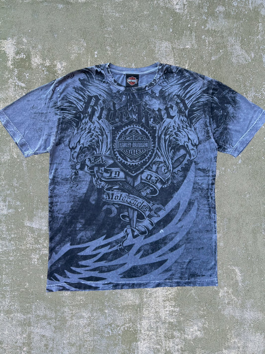 2009 Harley Davidson All Over Print Tee (M)
