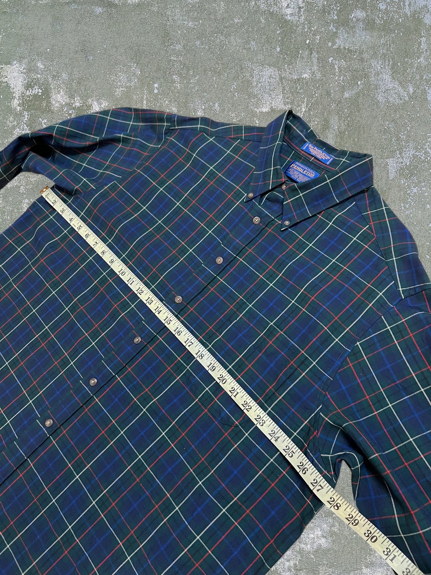 2000s Pendleton Worsted Wool Flannel Shirt (XXL)
