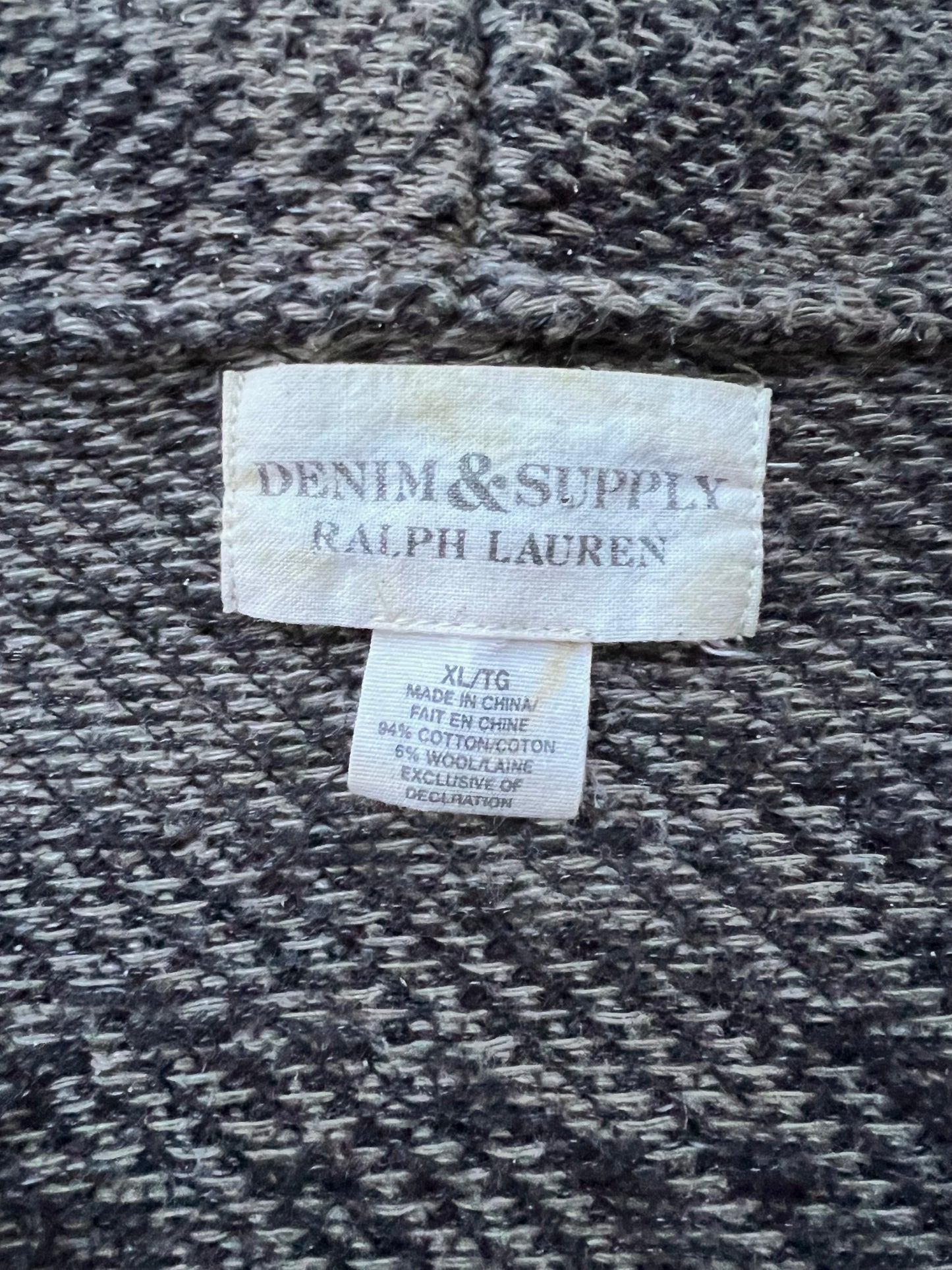 Early-2010s Denim And Supply Ralph Lauren Native American Cardigan (XL)