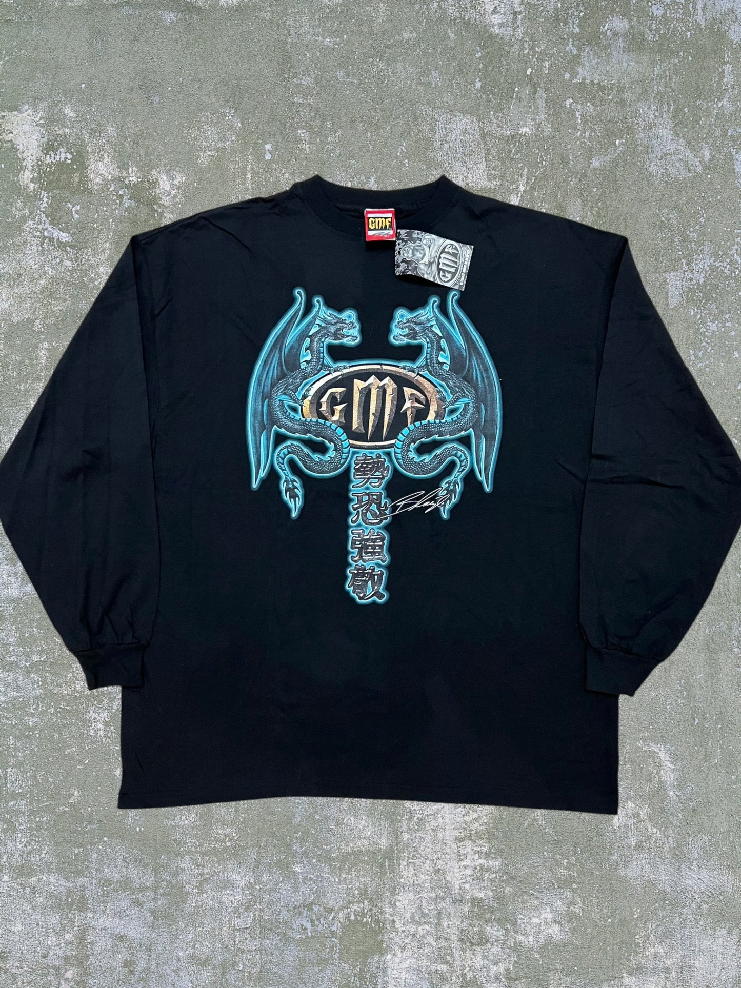 Late-90s/Early-2000s GMF Long Sleeve Tee (XXL) (New With Tags)