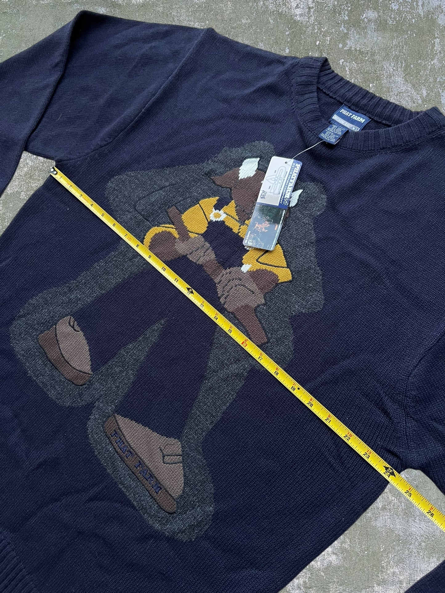 Early-2000s Phat Farm Bull Sweater (XXL) (New With Tags)