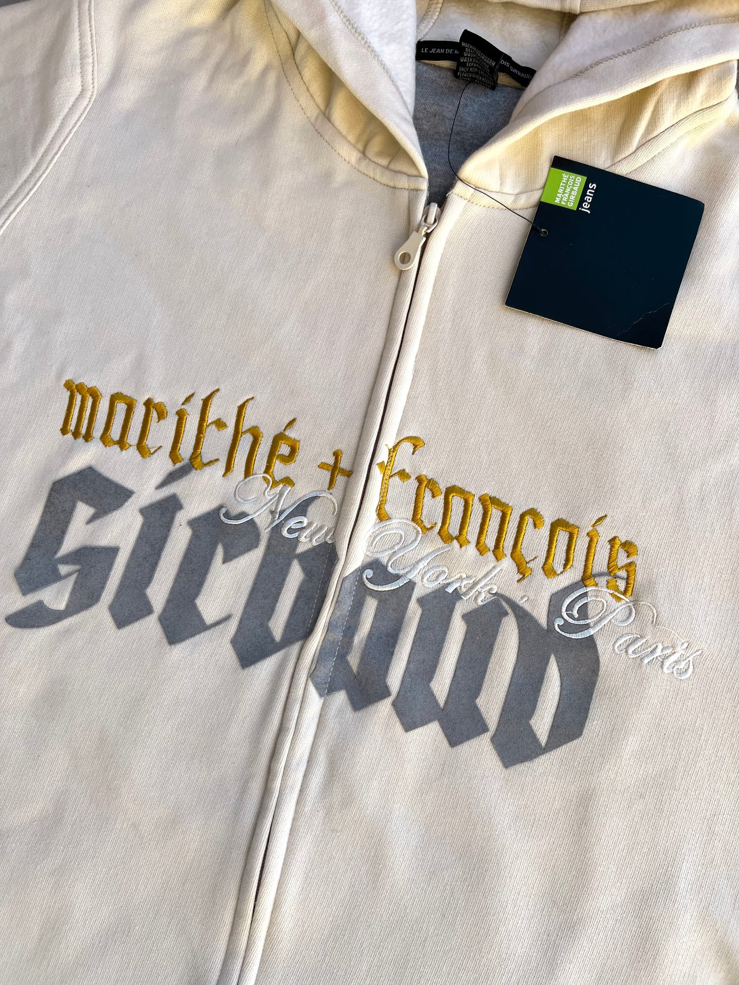 Early-2000s Marithe Francois Girbaud Zip Hoodie (XXL) (New With Tags)