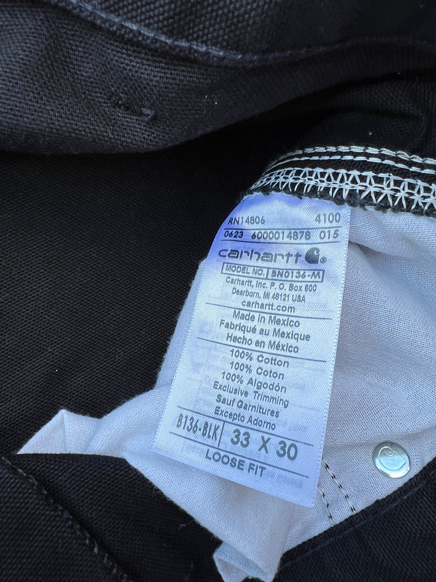 Carhartt Double Knee Carpenter Pants (33x30) (New With Tags)