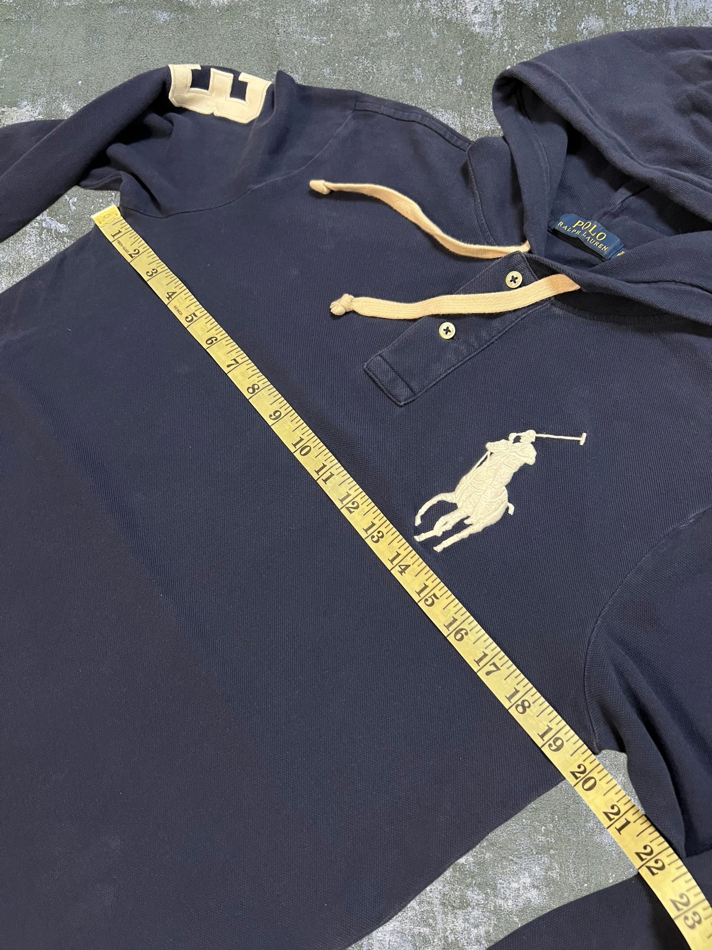 2010s Polo Ralph Lauren Big Pony Hooded Shirt (S)
