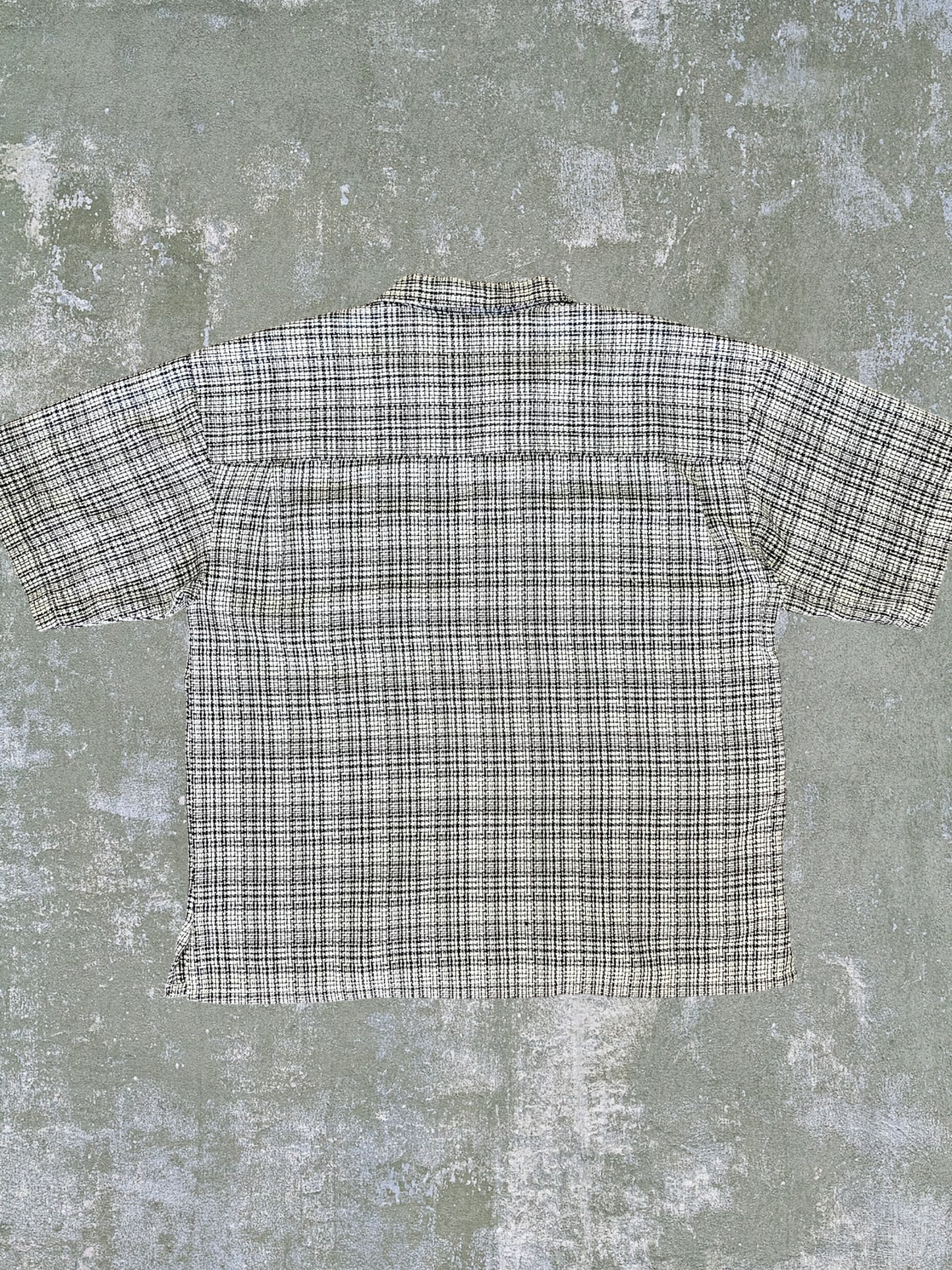 ‘90s Rayon Blend Loop Collar Shirt (XL)