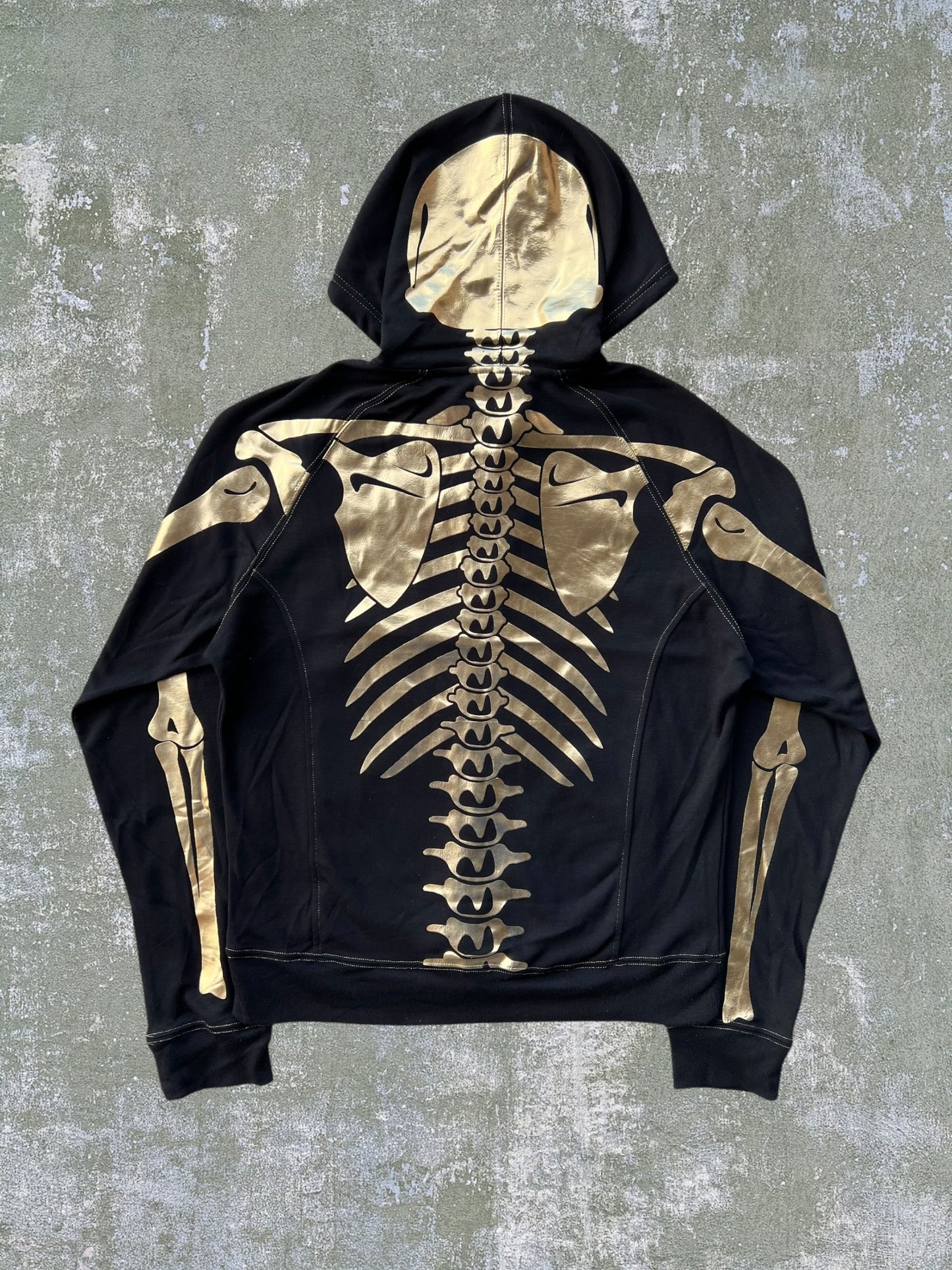 Early-2000s Pepe Jeans Skeleton Zip Hoodie (Women’s XXL) (New With Tags)