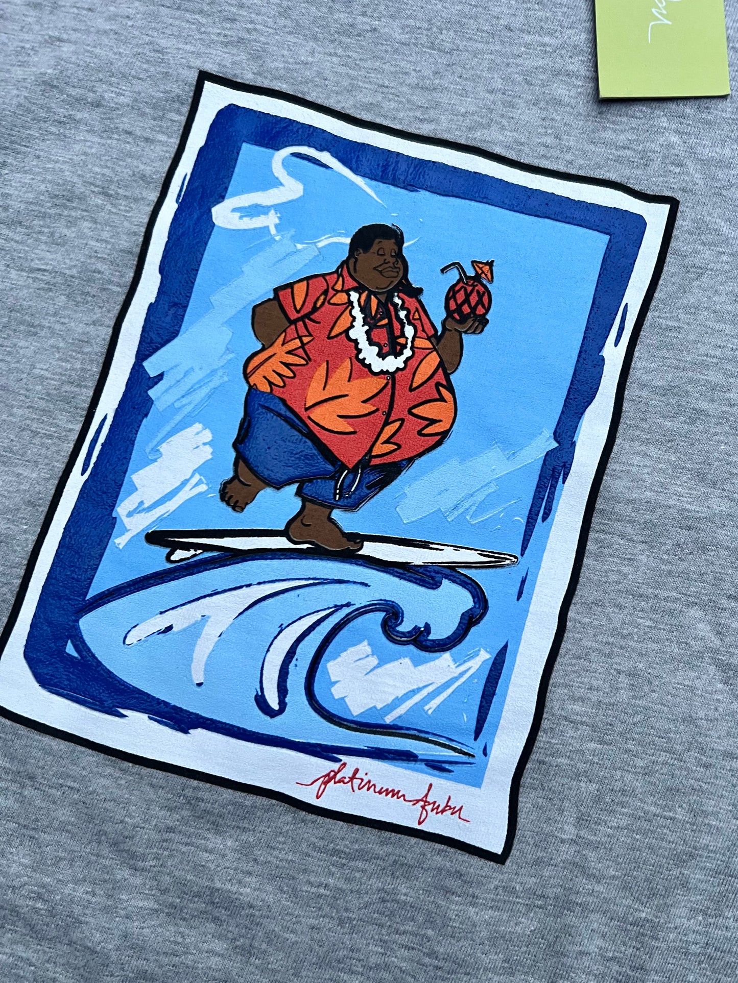 Early-2000s Platinum FUBU Surf Tee (XL) (New With Tags)