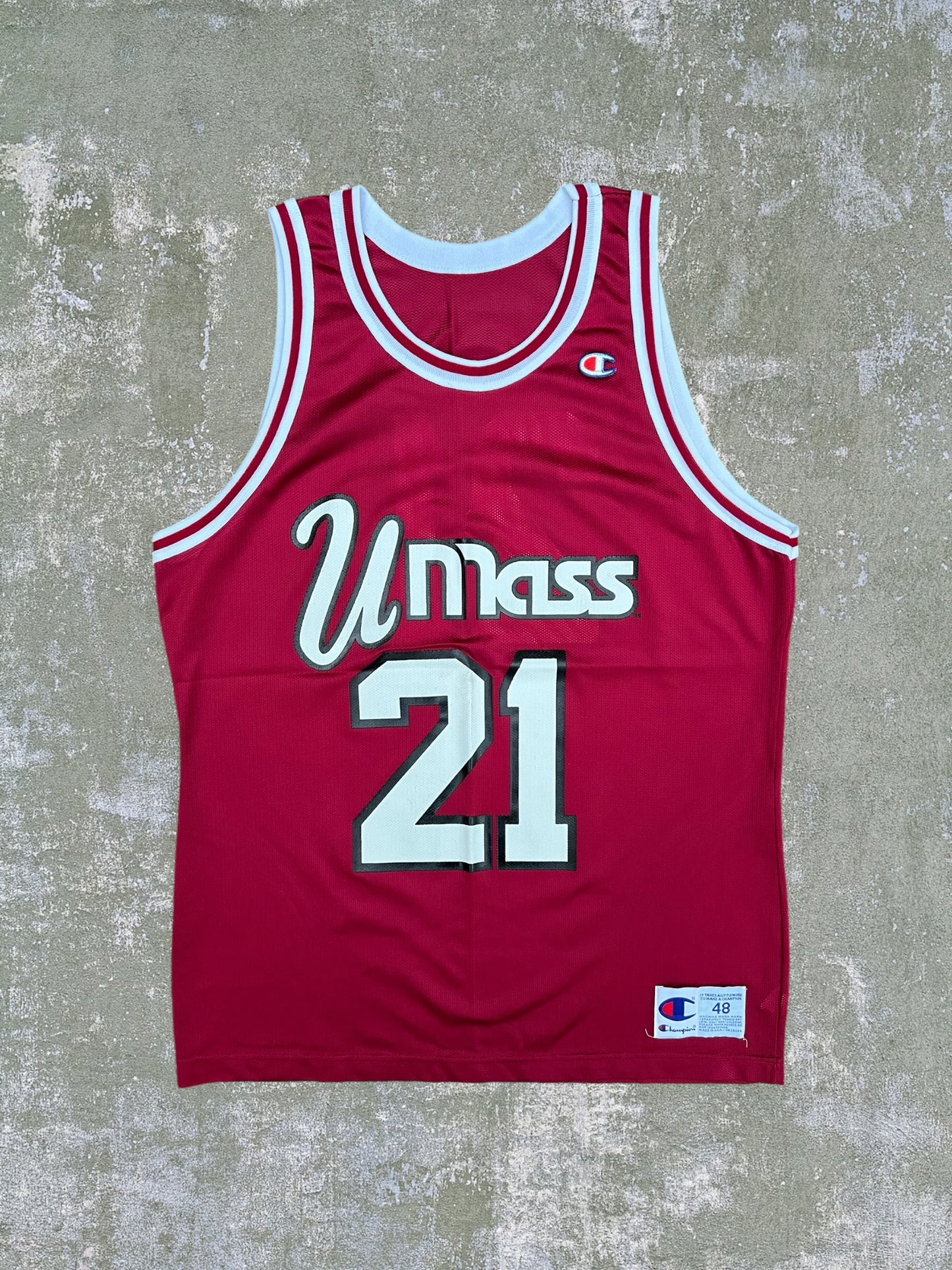 ‘90s Champion UMass Basketball Jersey (XL)