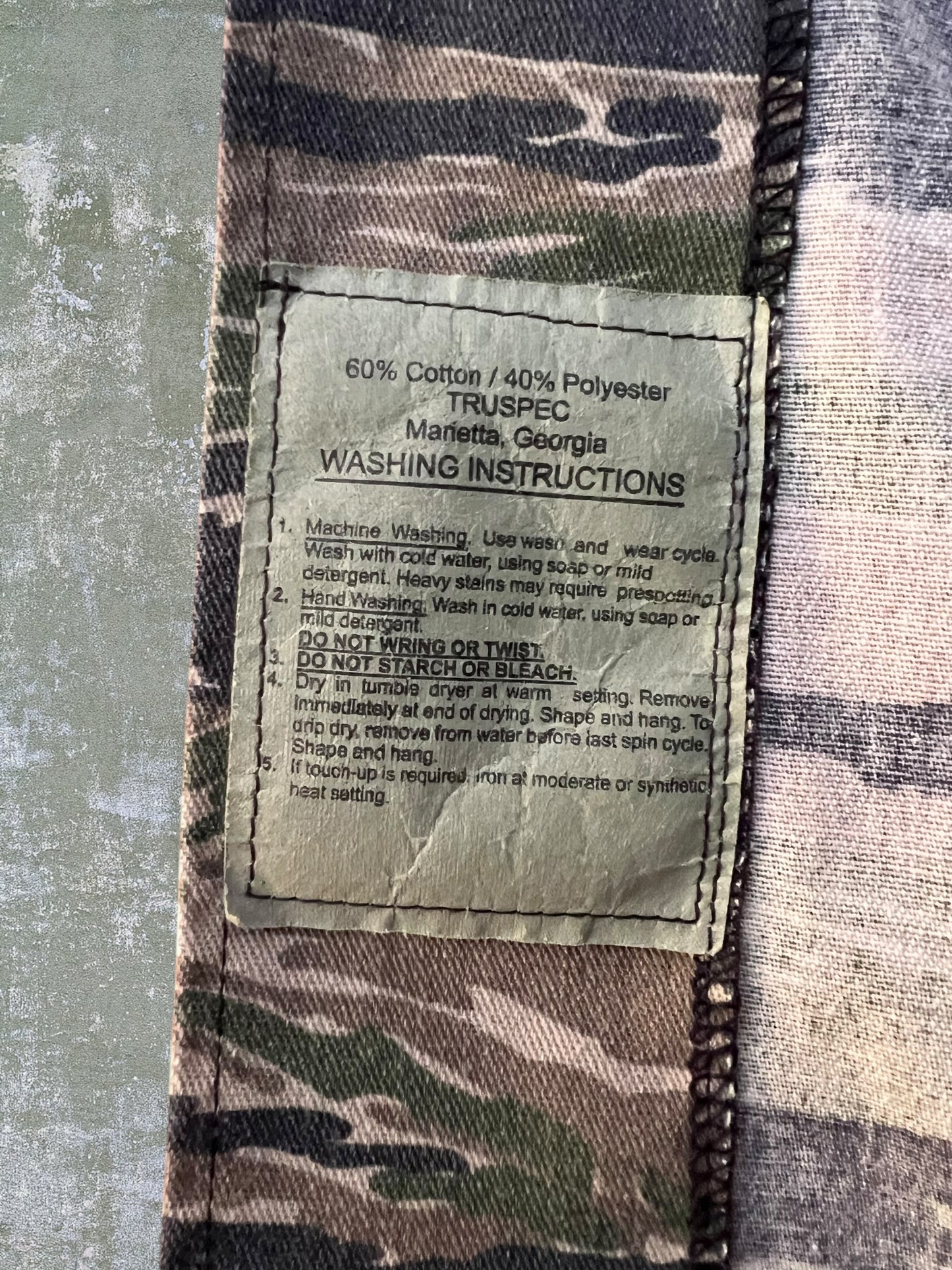 US Military Tiger Camo Overshirt (M)