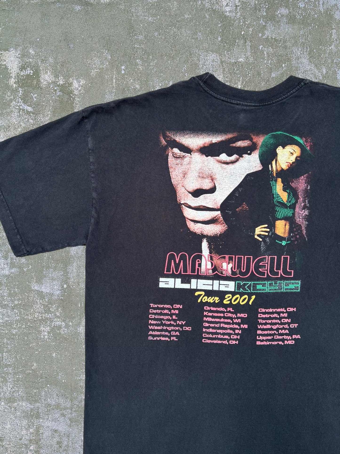 2001 Maxwell/Alicia Keys Tour Tee (XXL)